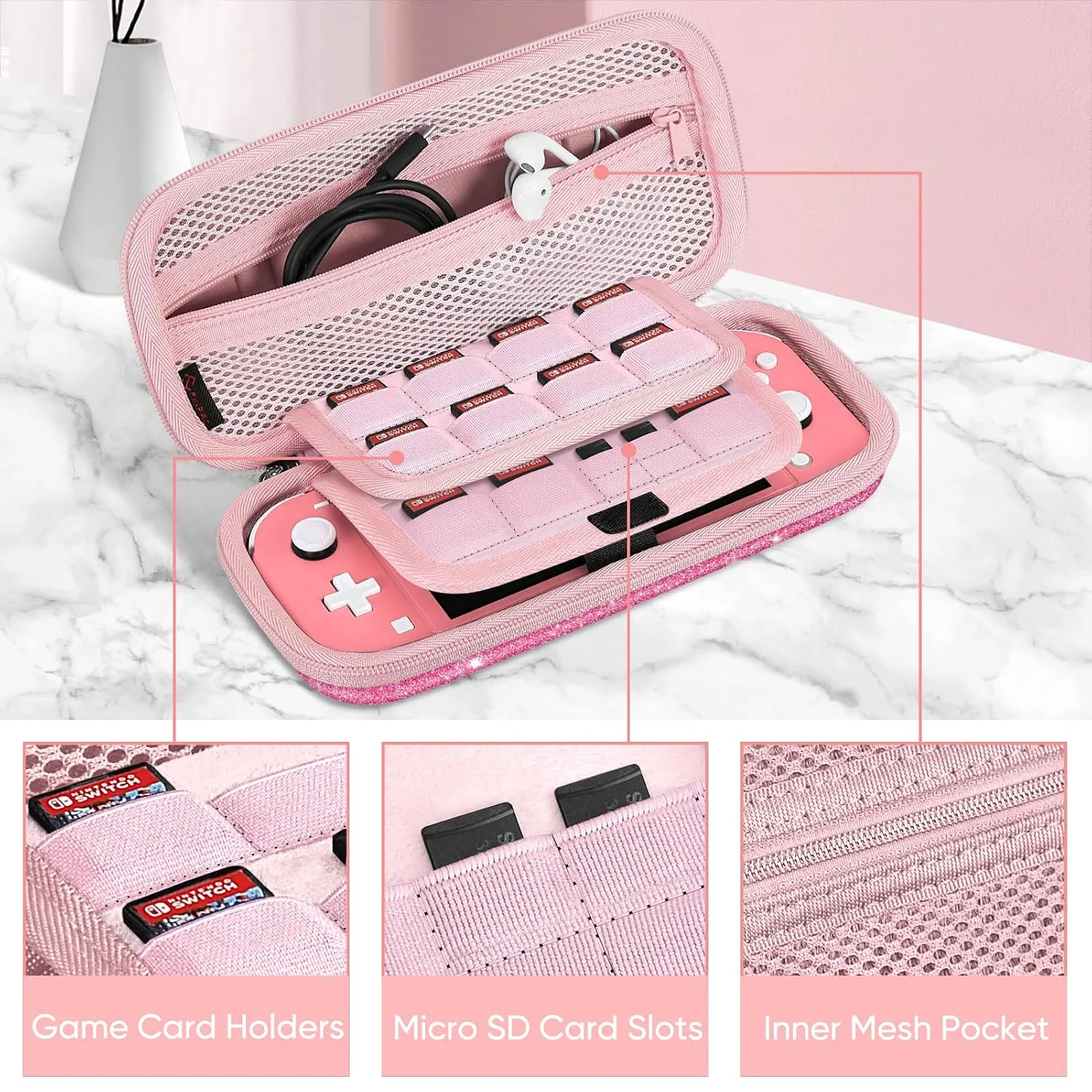 FINTIE Shockproof Carrying Case for Nintendo Switch Lite 2019