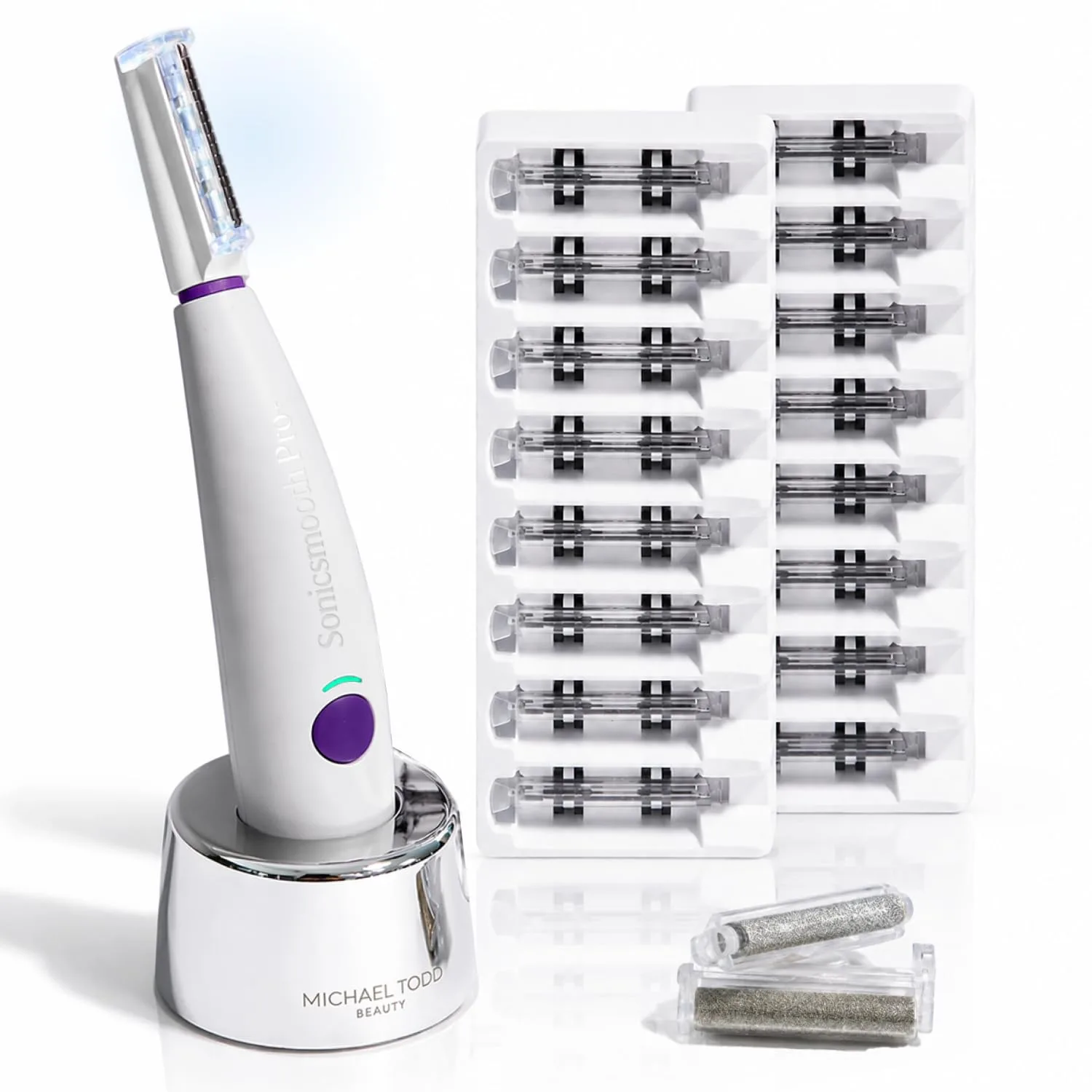 Michael Todd Beauty Sonicsmooth Pro+ Dermaplaning System & Eyebrow Trimmer