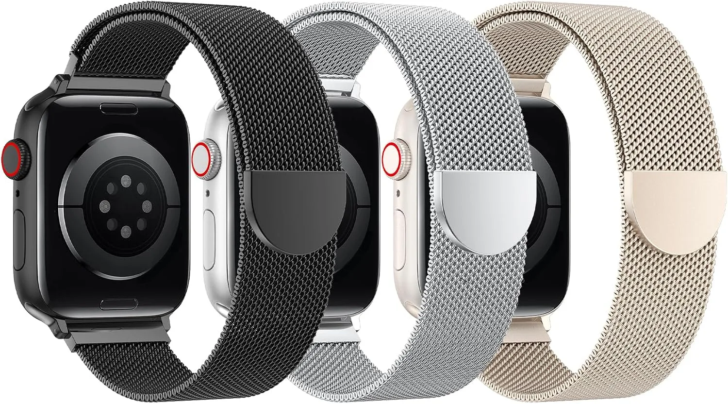 Correas para Apple Watch Belongme Mesh Loop 3 unidades