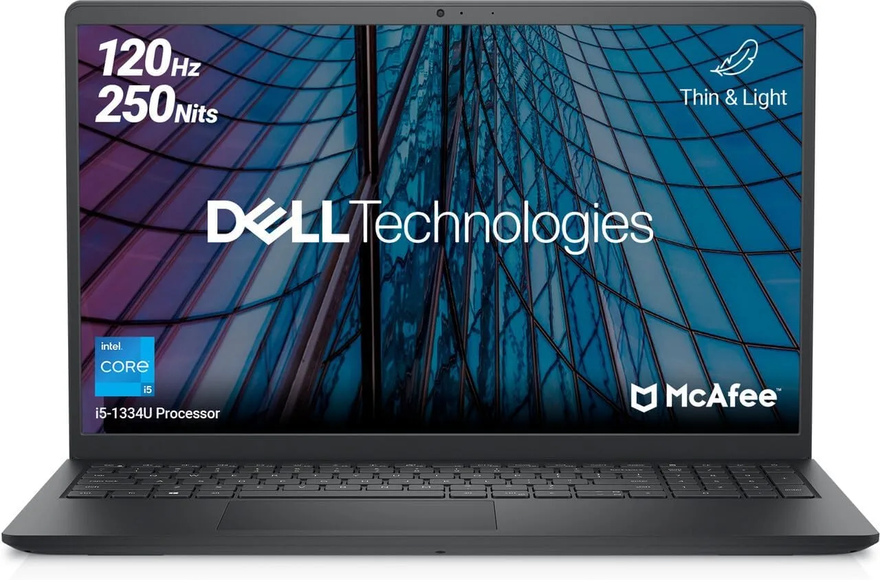 DELL Inspiron 15 3530 Business Laptop, 15.6" FHD Touchscreen, Intel Core i5-1334U, 16GB RAM, 1TB SSD, Lifetime Microsoft Office 2024, Webcam, HDMI, Wi-Fi 6, Windows 11 Pro, Black