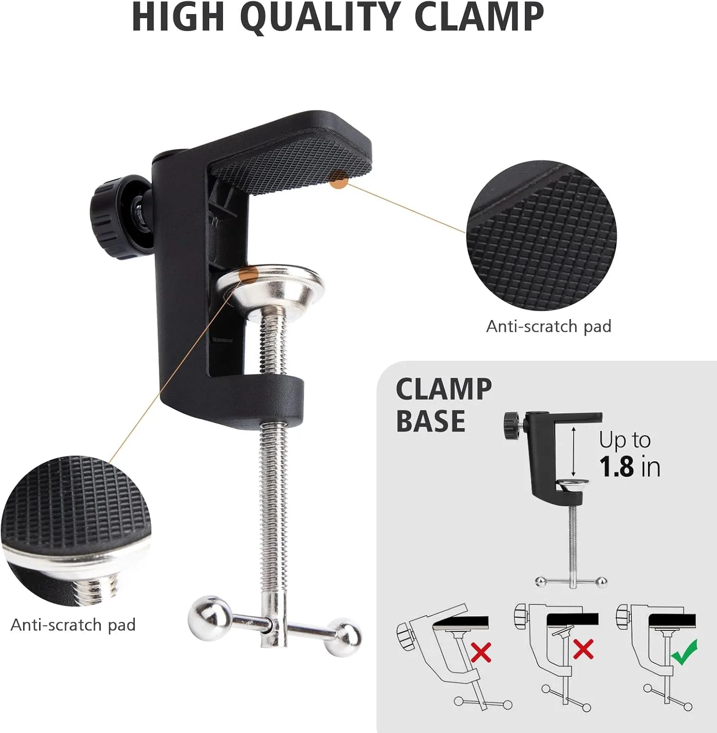 SUNMON HyperX QuadCast Boom Arm - Upgraded Red Boom Arm with Windscreen, Sound Insulation and Noise Reduction, HyperX QuadCast Microphone Arm with 3/8" to 5/8" Adapter