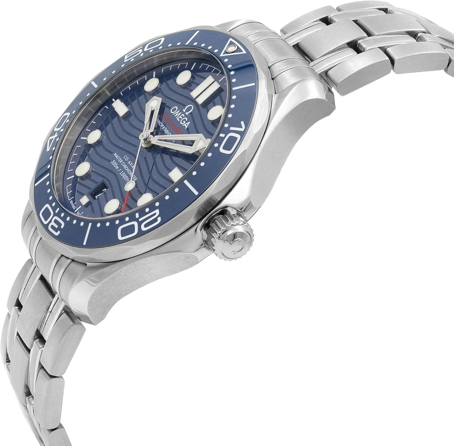Omega Seamaster Automatic Blue Dial Steel Men's Watch 210.30.42.20.03.001