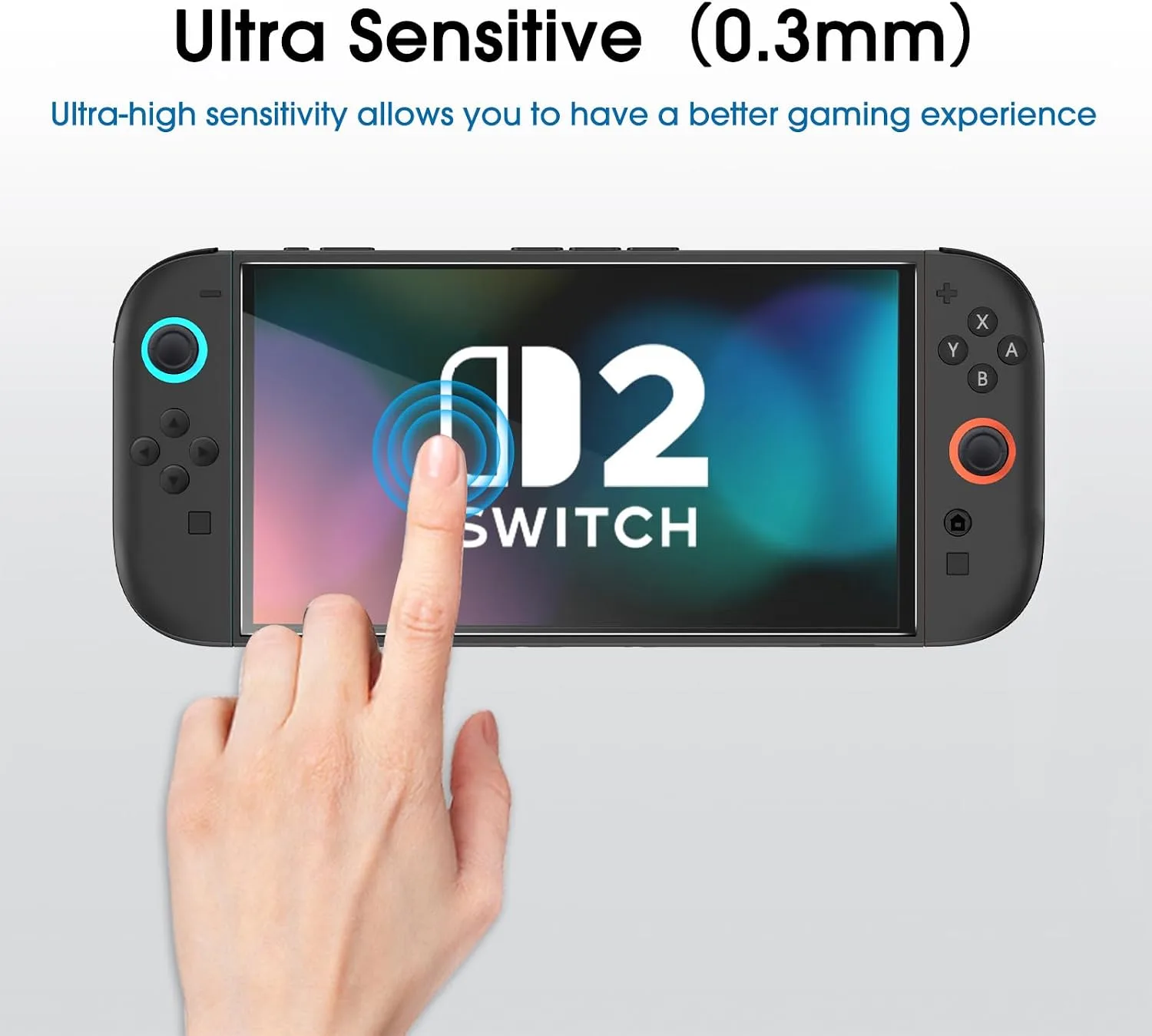 amFilm Tempered Glass Screen Protector Compatible with Nintendo Switch 2