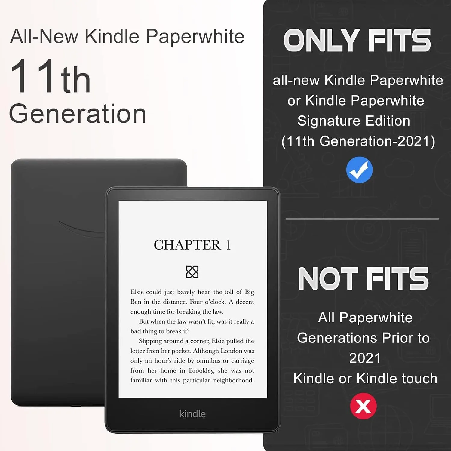 CoBak Case for 6.8" eBook Readers 11th Generation 2021 Released