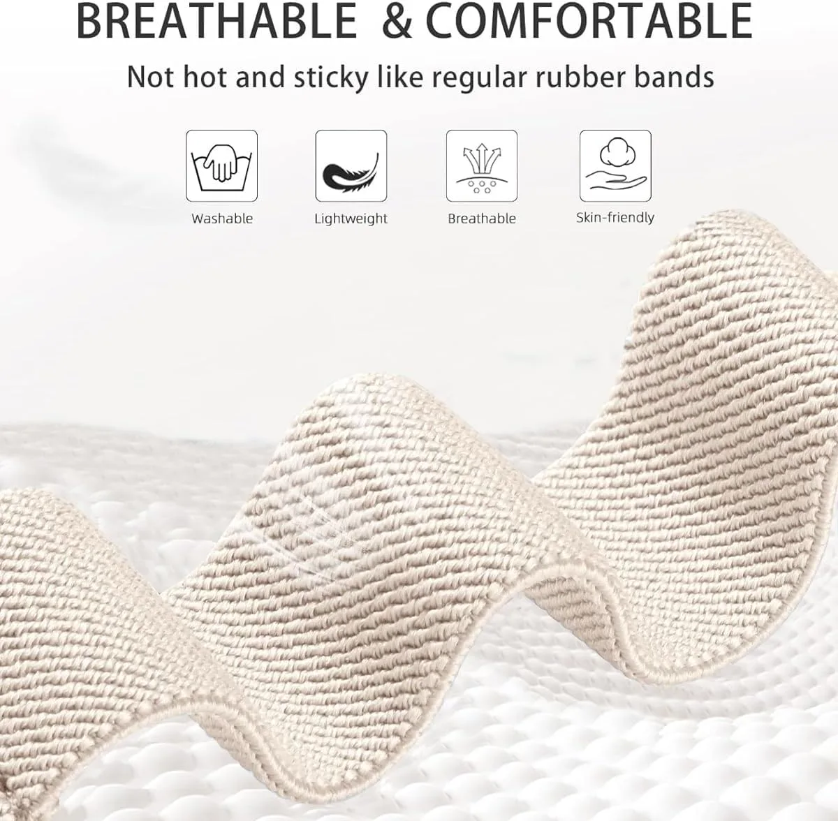 4 Pack Stretchy Watch Bands Compatible with Woneligo/Fitpolo Smart Watch IDW13, 22mm Loop Nylon Elastic Fabric Strap for FITVII H56/ENOMIR ID208BT/TOOBUR IDW16/MILOUZ IDW19 Watch Women Men
