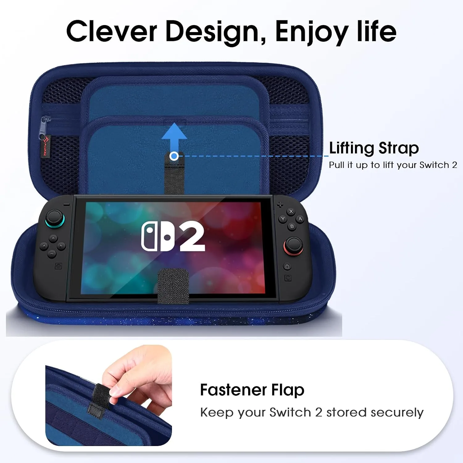FINTIE Shockproof Carrying Case for Nintendo Switch 2 (2025)