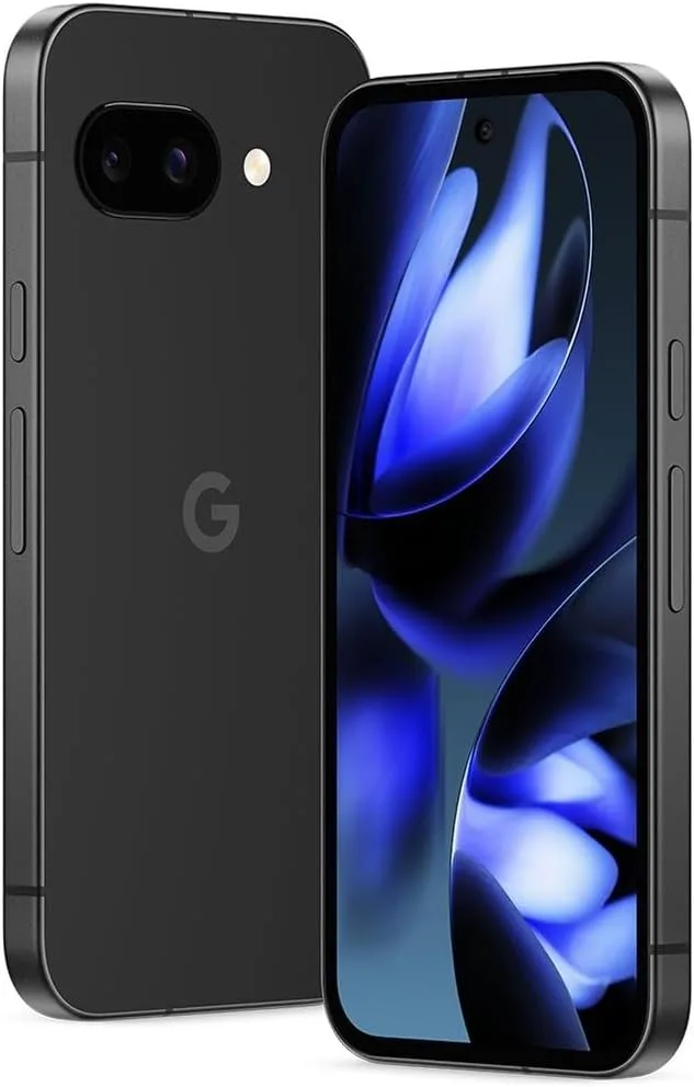 Google Pixel 9a 5G, 128GB + 8GB RAM, Obsidian - Unlocked (Renewed)