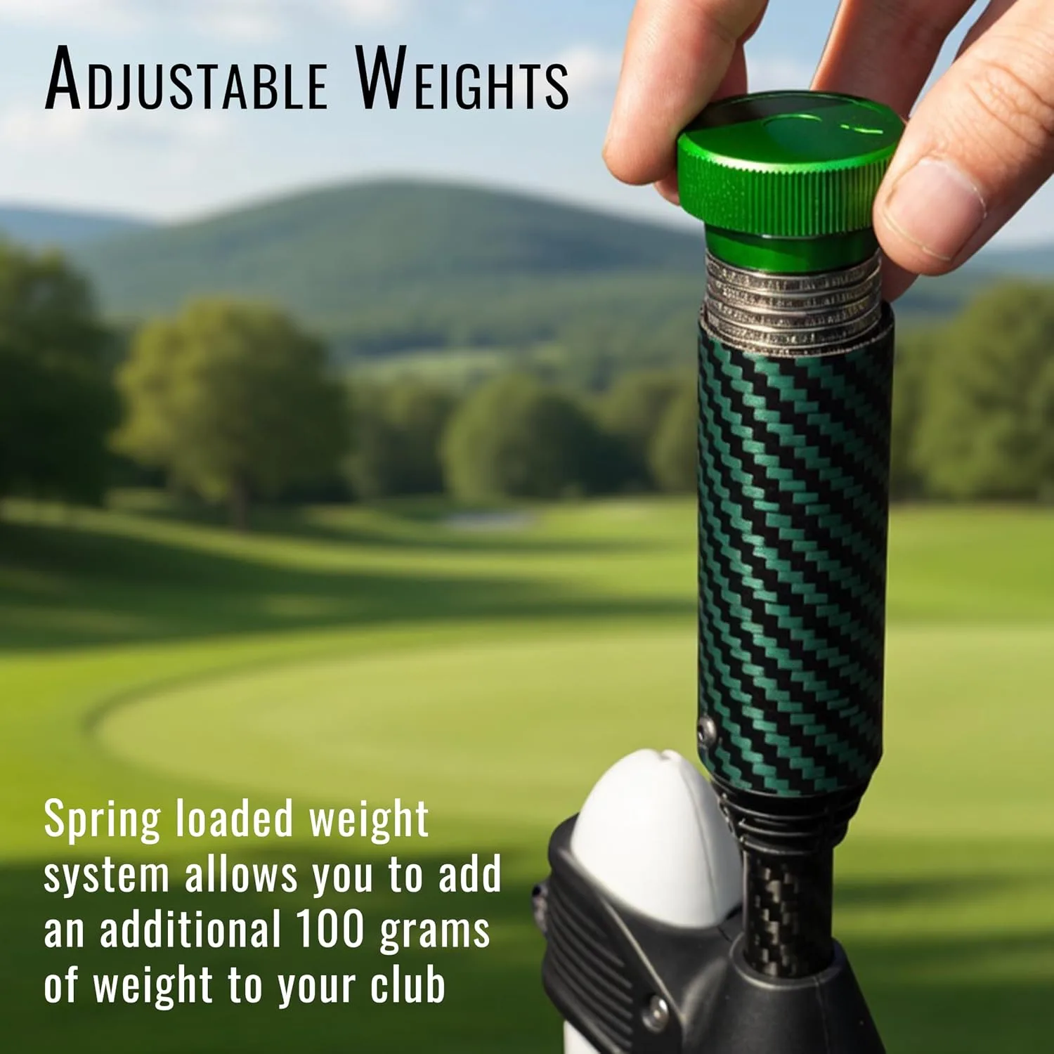 DeadEyeVR - DriVR Golf Club for Quest - Realistic VR Golf Simulator Handle - Weighted VR Golf Club Grip for Enhanced Play (Elite Mini)