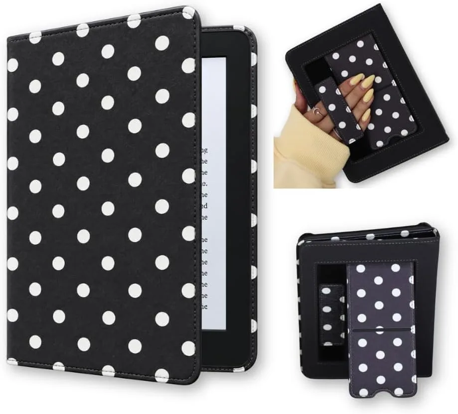 Lash Next Door On the Dot Kindle 12th Gen & Colorsoft Case Strap & Stand