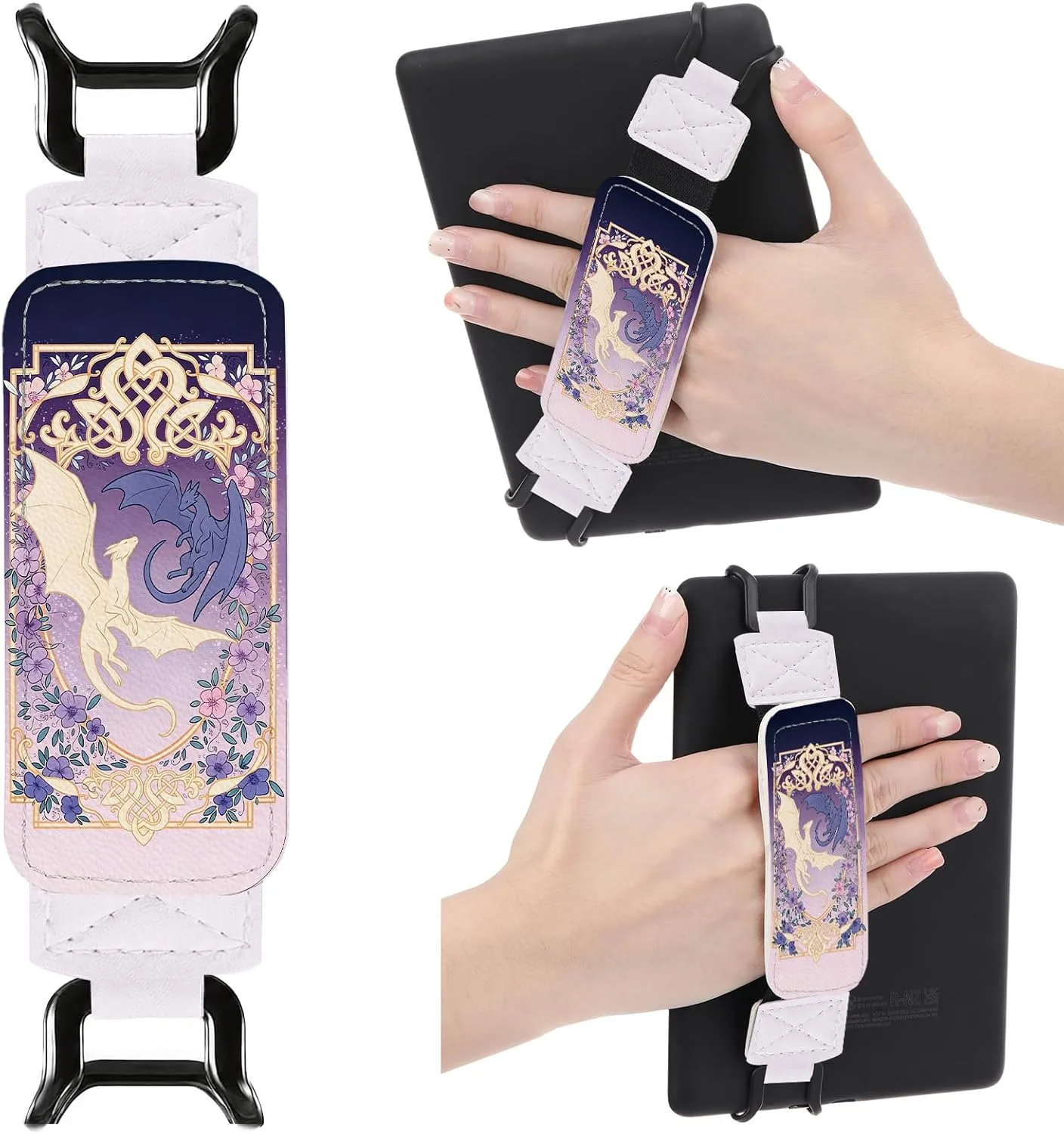 Hand Strap for Kindle, Fantasy Purple Dragon