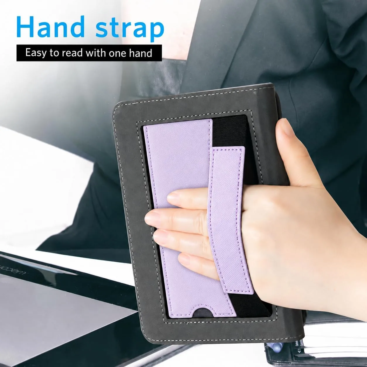 CoBak Case with Stand for 6" Kindle 2026 New Model, Lilac