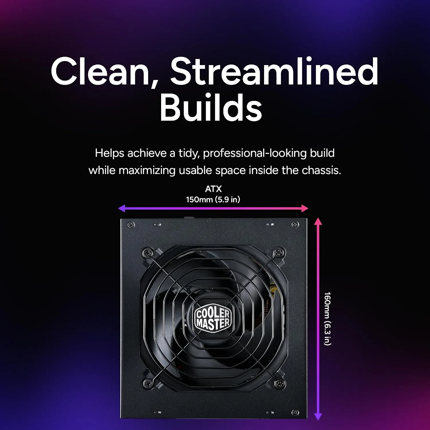 Cooler Master MWE Gold 750 V2 Power Supply, Fully Modular