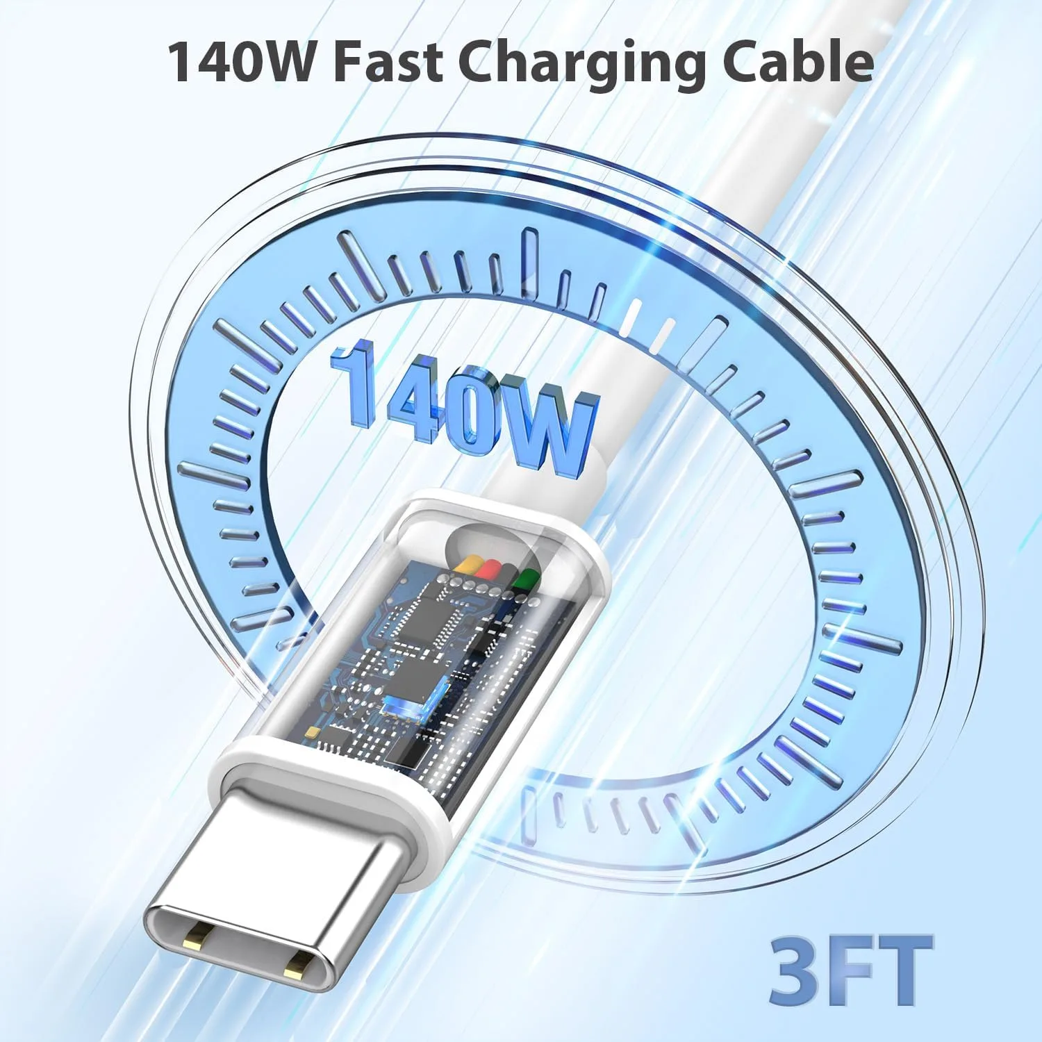 MacBook Pro Charger Fast Charging,140W USBC Charger Power Adapter 3FT Cable