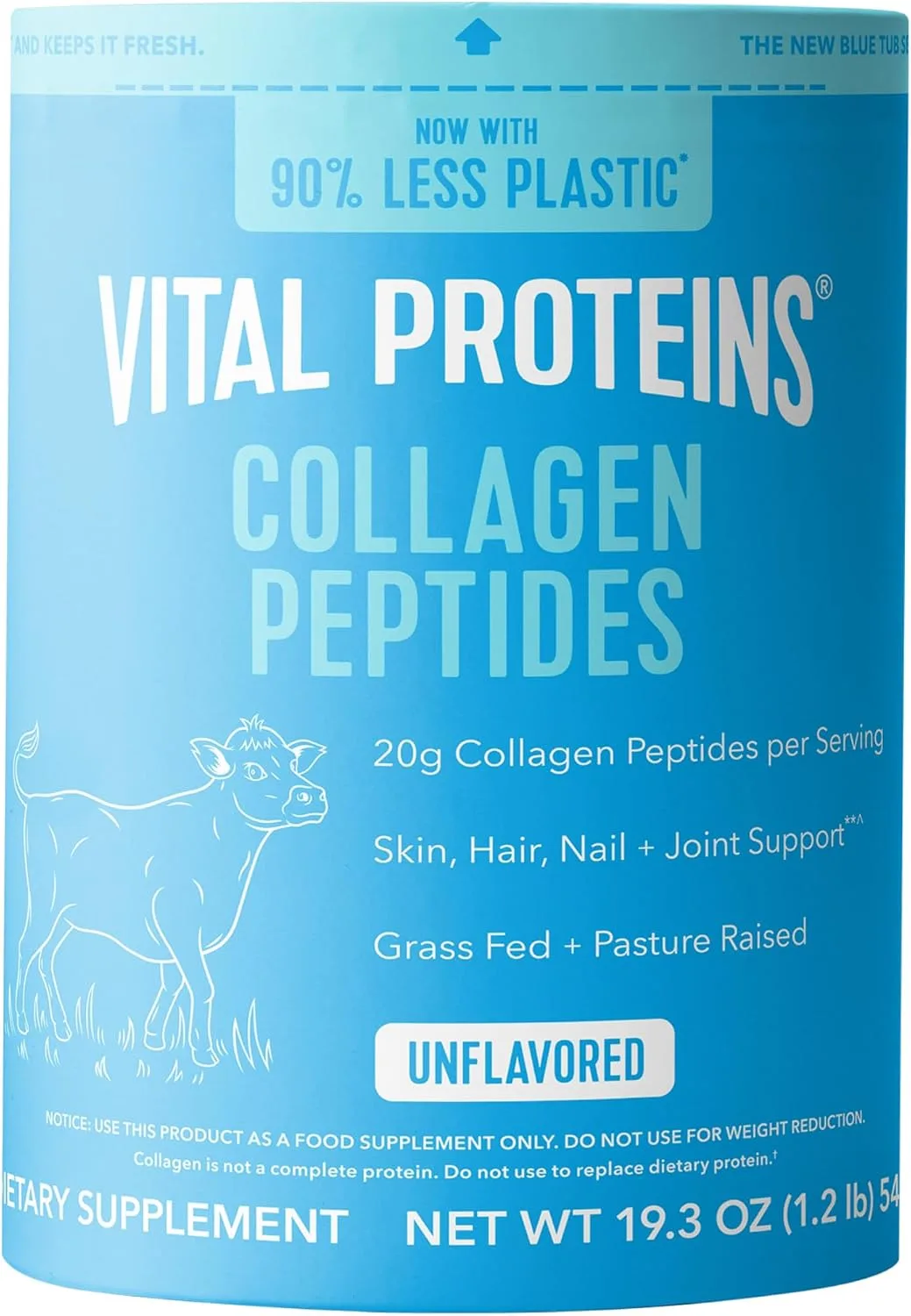 Vital Proteins Collagen Peptides Powder, Unflavored, 19.3oz