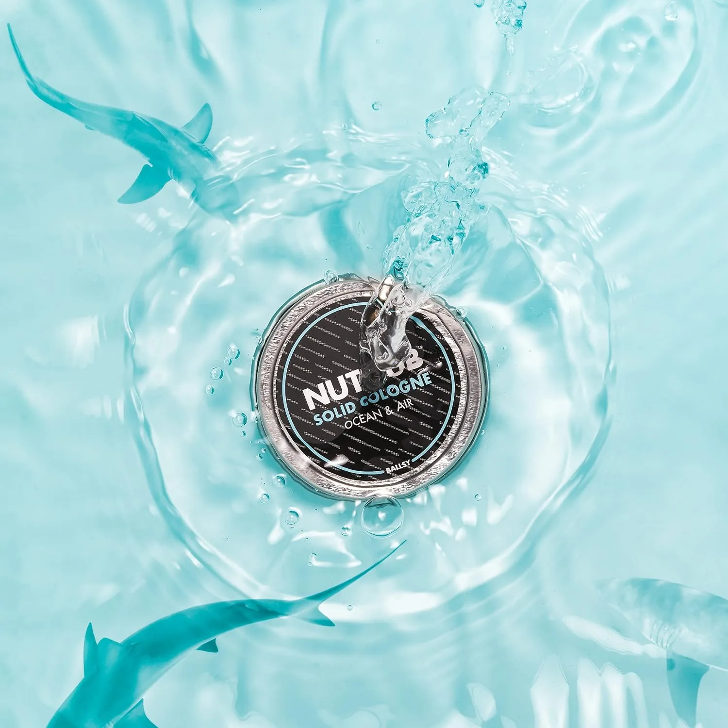Ballsy Nut Rub Mens Cologne, Solid Cologne for Men, Ocean & Air, 0.85 Oz