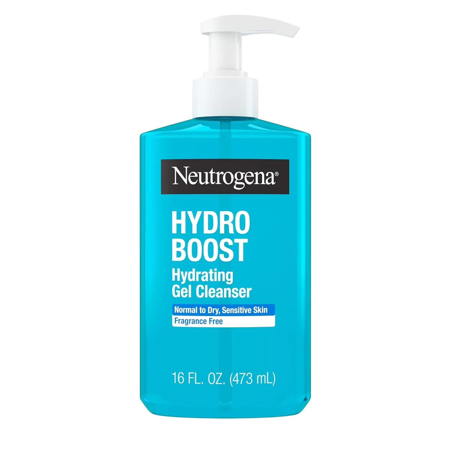 Neutrogena Hydro Boost Face Wash, Fragrance Free, 16 fl oz