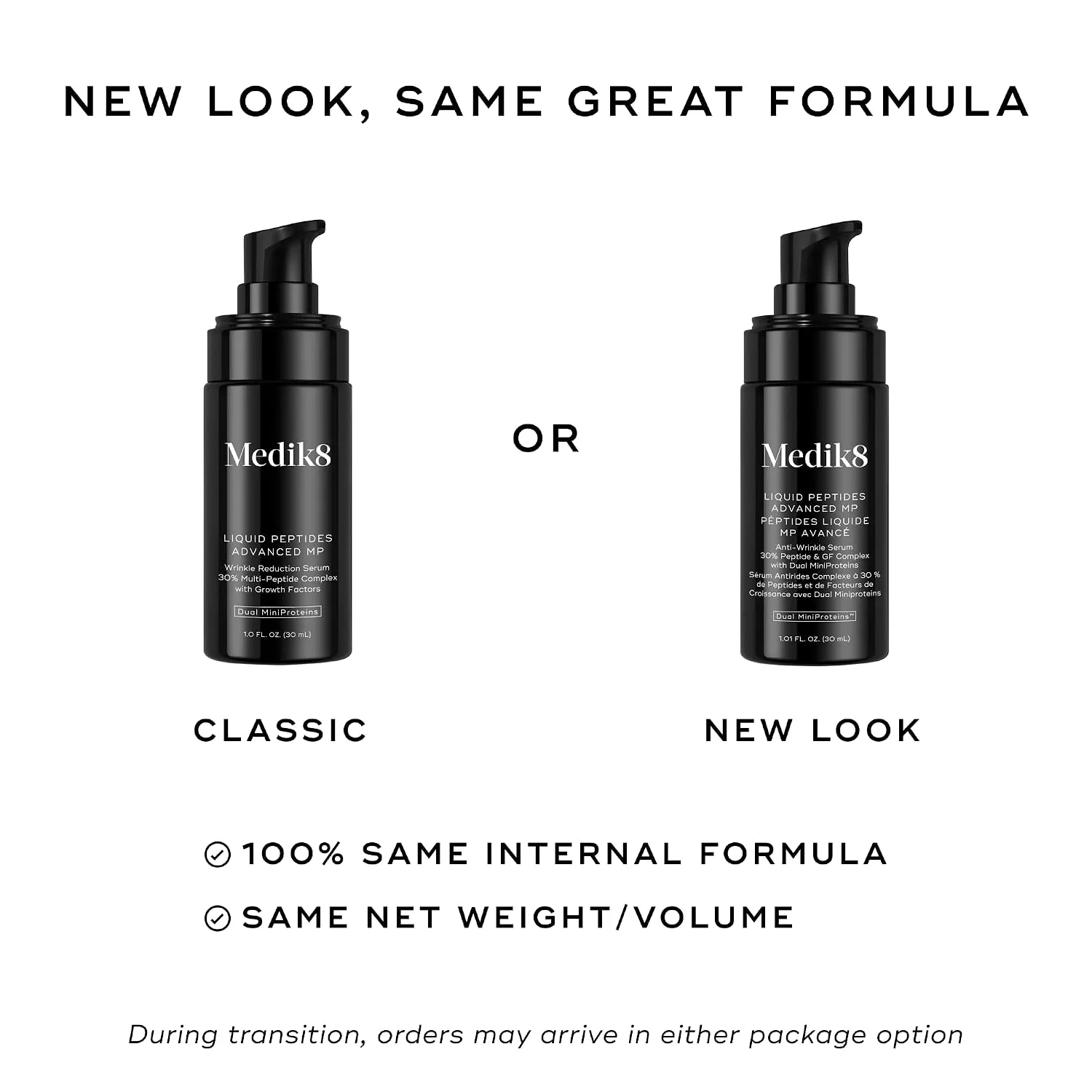 Medik8 Liquid Peptides Advanced MP - Peptide Serum - Face Serum for Wrinkle Reduction - Hydrating and Supports Collagen, Hyaluronic Acid - 1 oz.