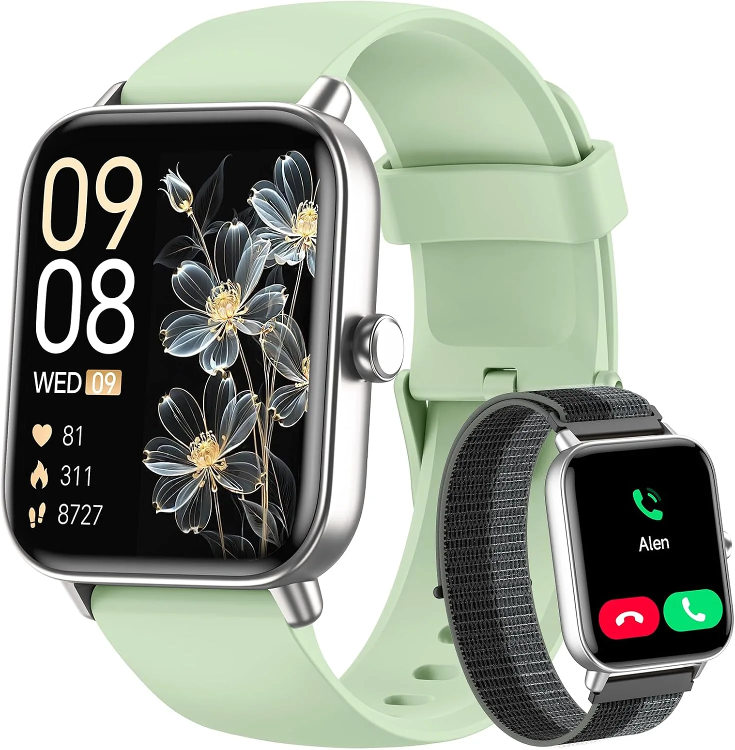 1.85" Smart Watches for Women Men, 120+ Sport Modes Fitness Tracker Watch