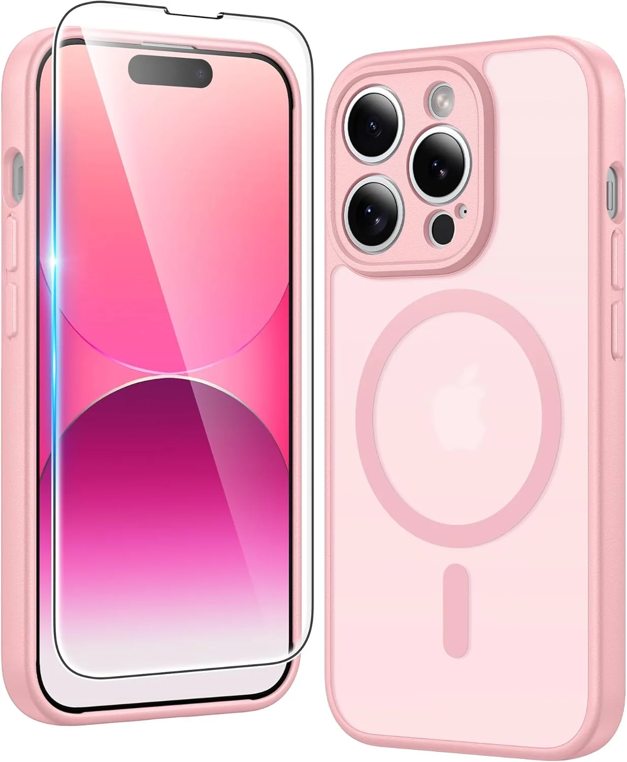 FNTCASE for iPhone 14 Pro Case Compatible with Magsafe Matte Phonecase