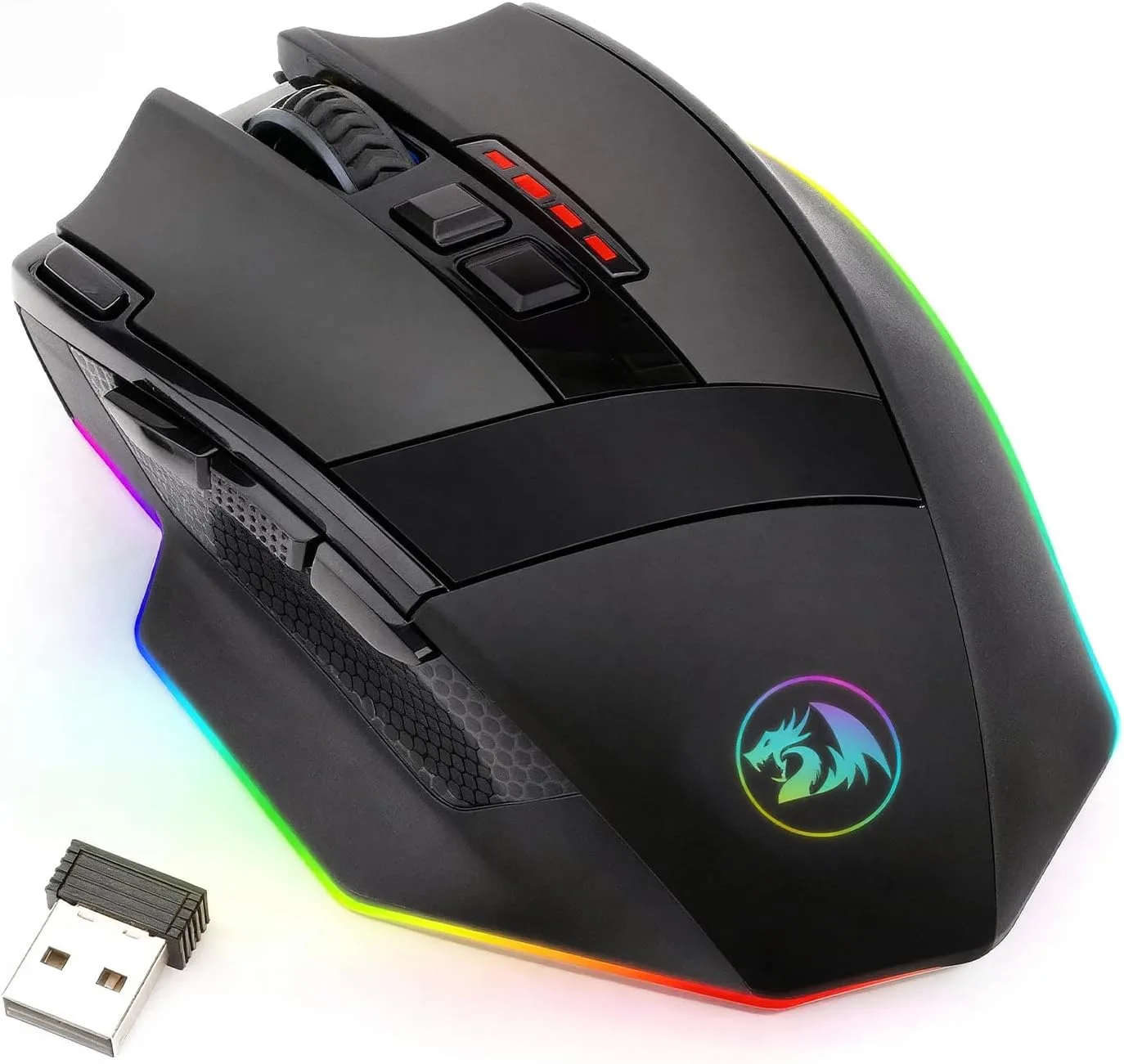 Mouse Gamer Redragon M801 Wireless RGB 16000 DPI Negro