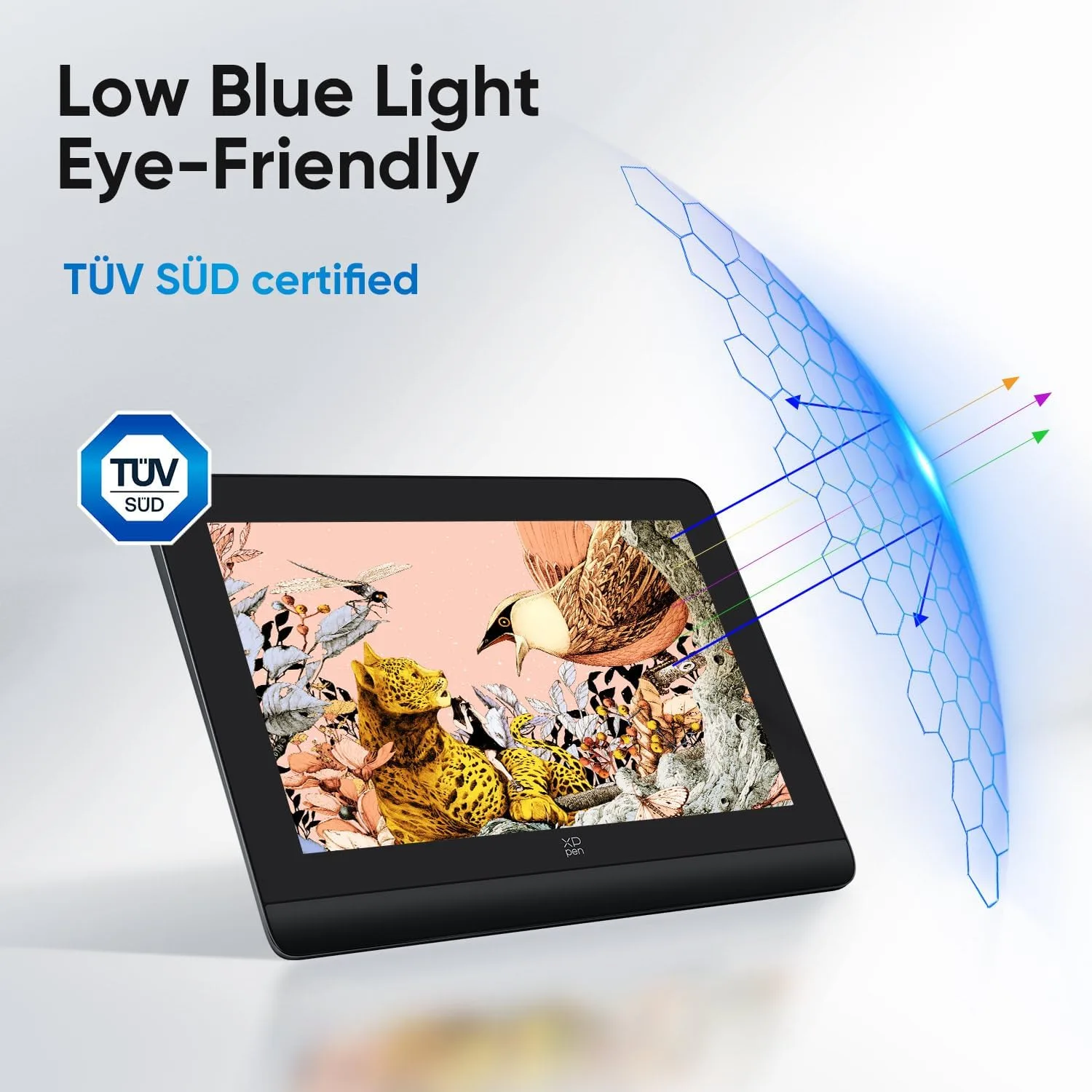 XPPen Artist Pro 16 Gen2 2.5K 16 inch QHD Drawing Tablet with Full Laminated Anti-Glare Screen 16384 Pressure Levels X3 Pro Battery-Free Stylus 159% sRGB Tilt Graphic Drawing Tablet with Mini Keydial