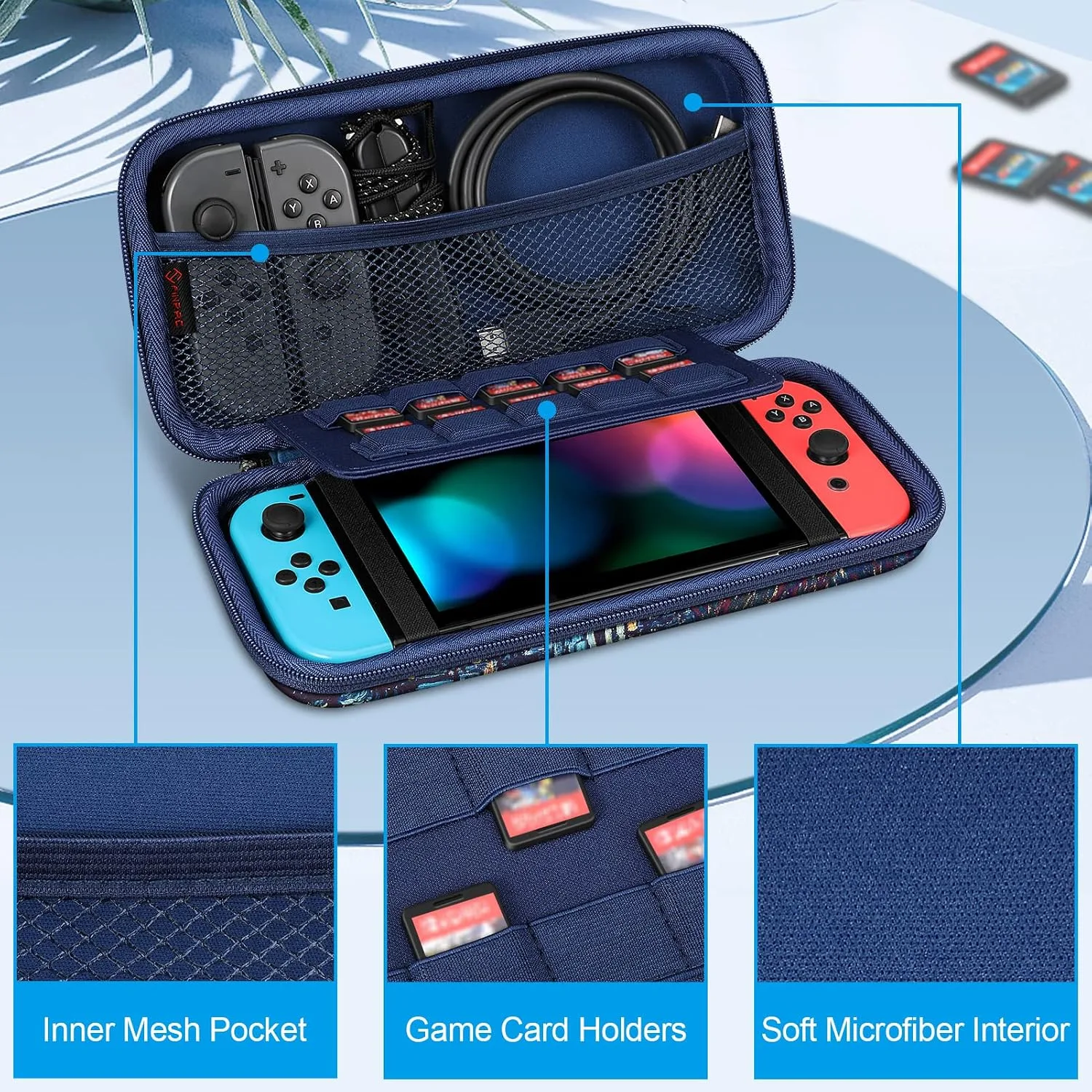 FINTIE Carrying Case for Nintendo Switch / Switch OLED Model (2021)