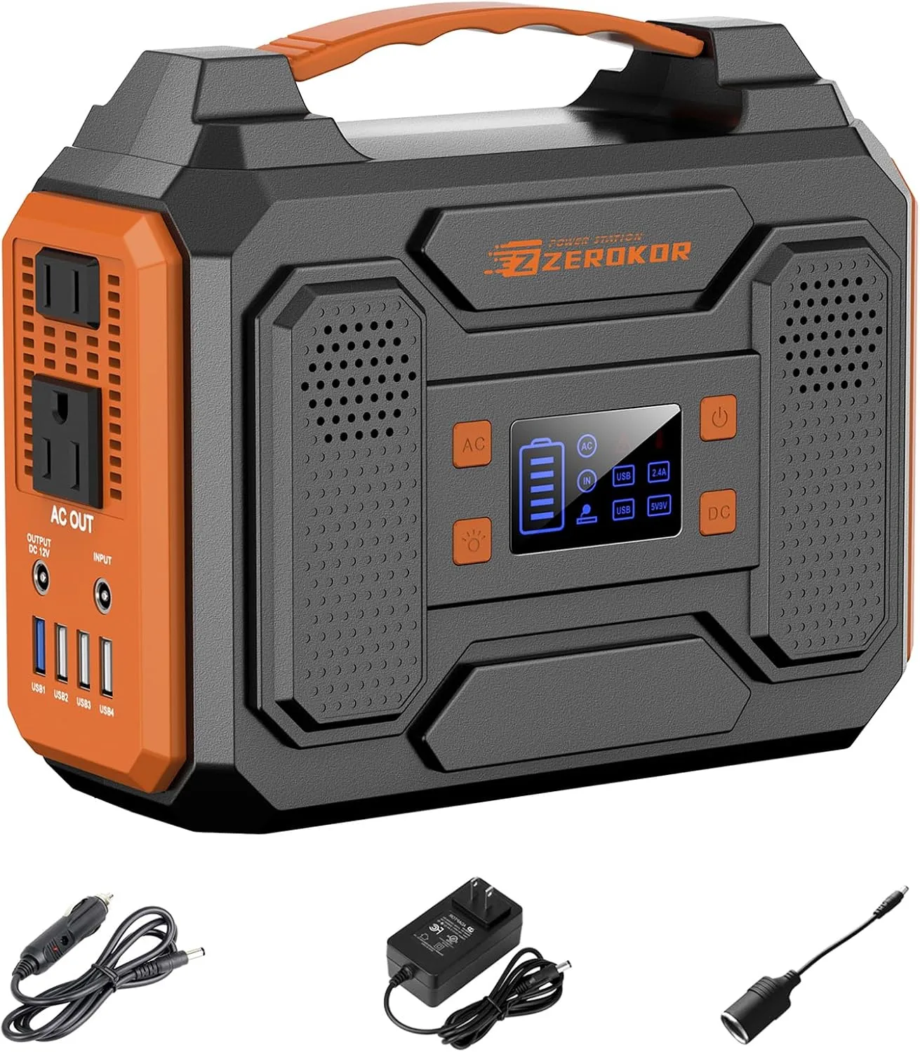 Portable Power Station 300W,110V Solar Generator 280Wh(without Solar Panel)