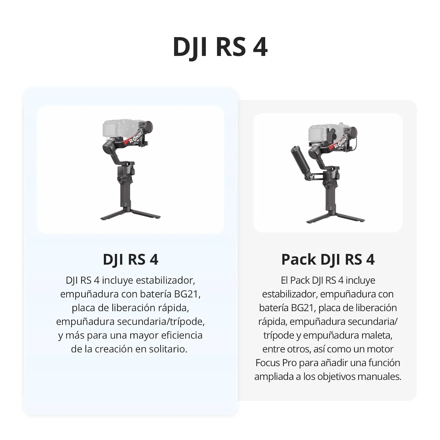 DJI RS 4, Gimbal Stabilizer for Camera, Canon/Sony/Nikon/Fujifilm