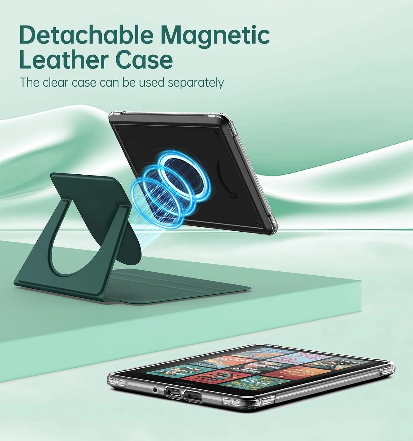 MoKo 360°Rotating Case for 7" Kindle Paperwhite 12th Gen 2024 & Colorsoft