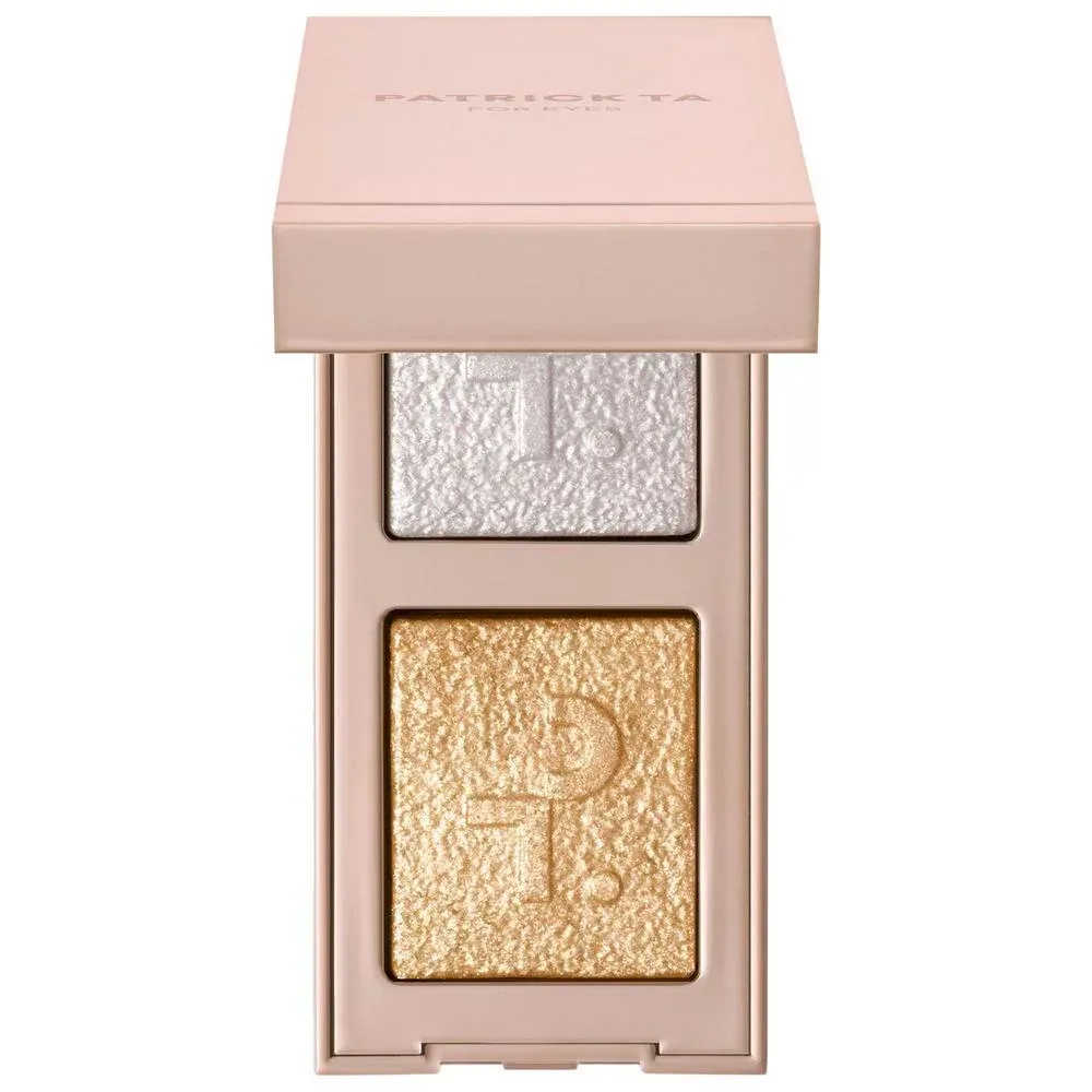 Major Dimension Eye Illusion Dúo de Sombras - Slow Burn burgundy sparkles - We Need Better Lighting pearl sparkle, golden sparkle