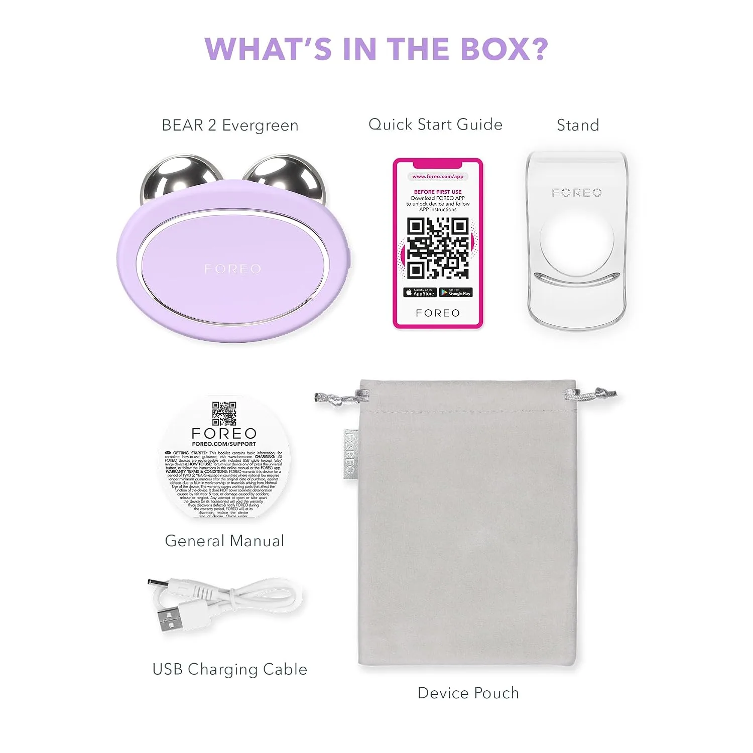 FOREO Bear 2 Advanced Microcurrent Facial Device - Lifting & Toning