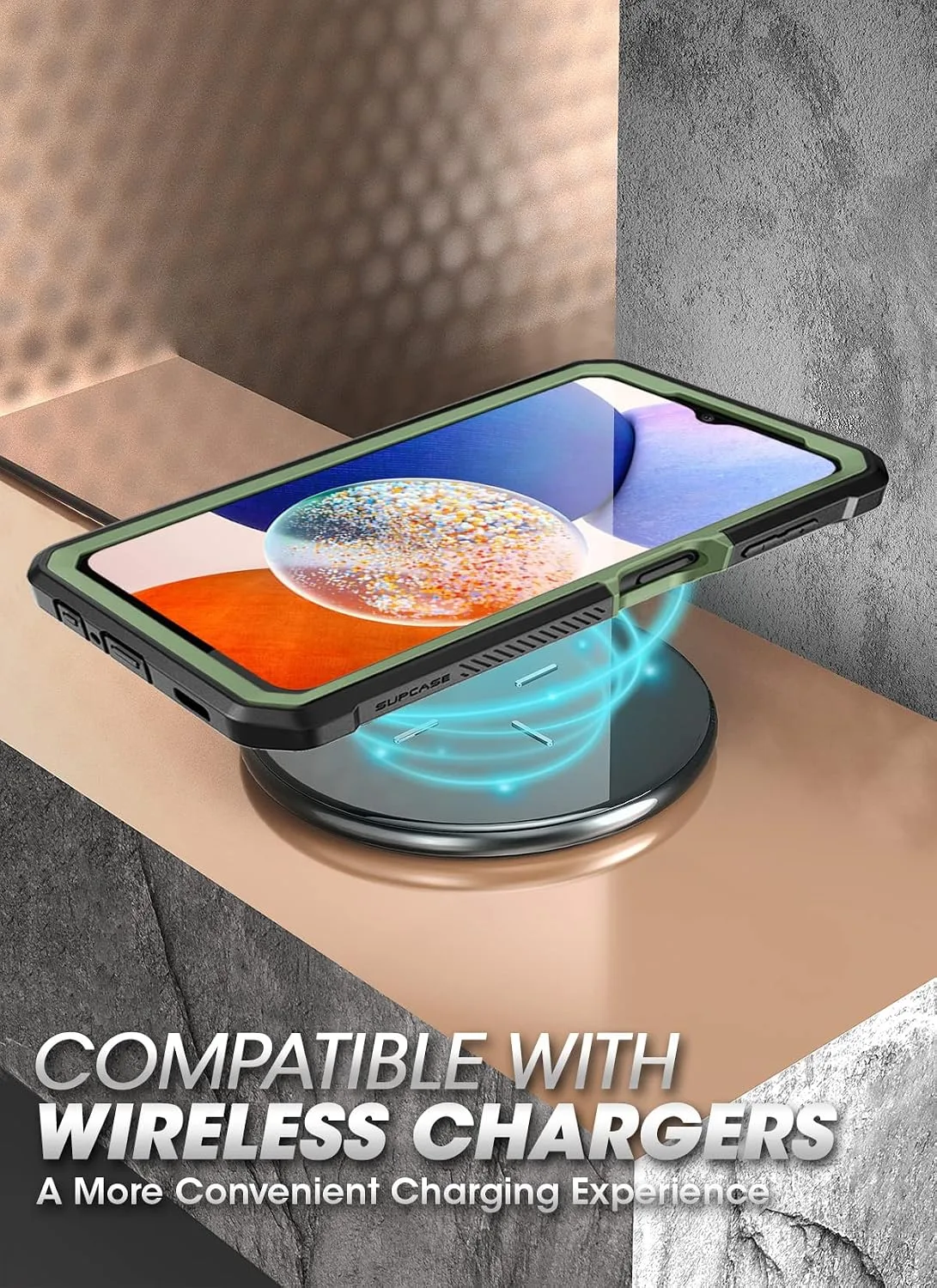 SUPCASE for Samsung Galaxy A14 5G Case with Screen Protector, Guldan