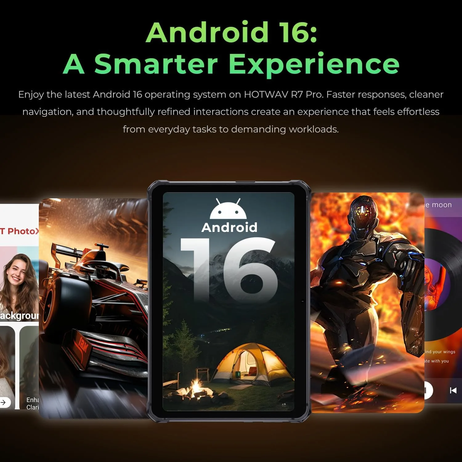 HOTWAV R7 Pro Rugged Tablet, 20GB+256GB Android 16 Waterproof Tablet