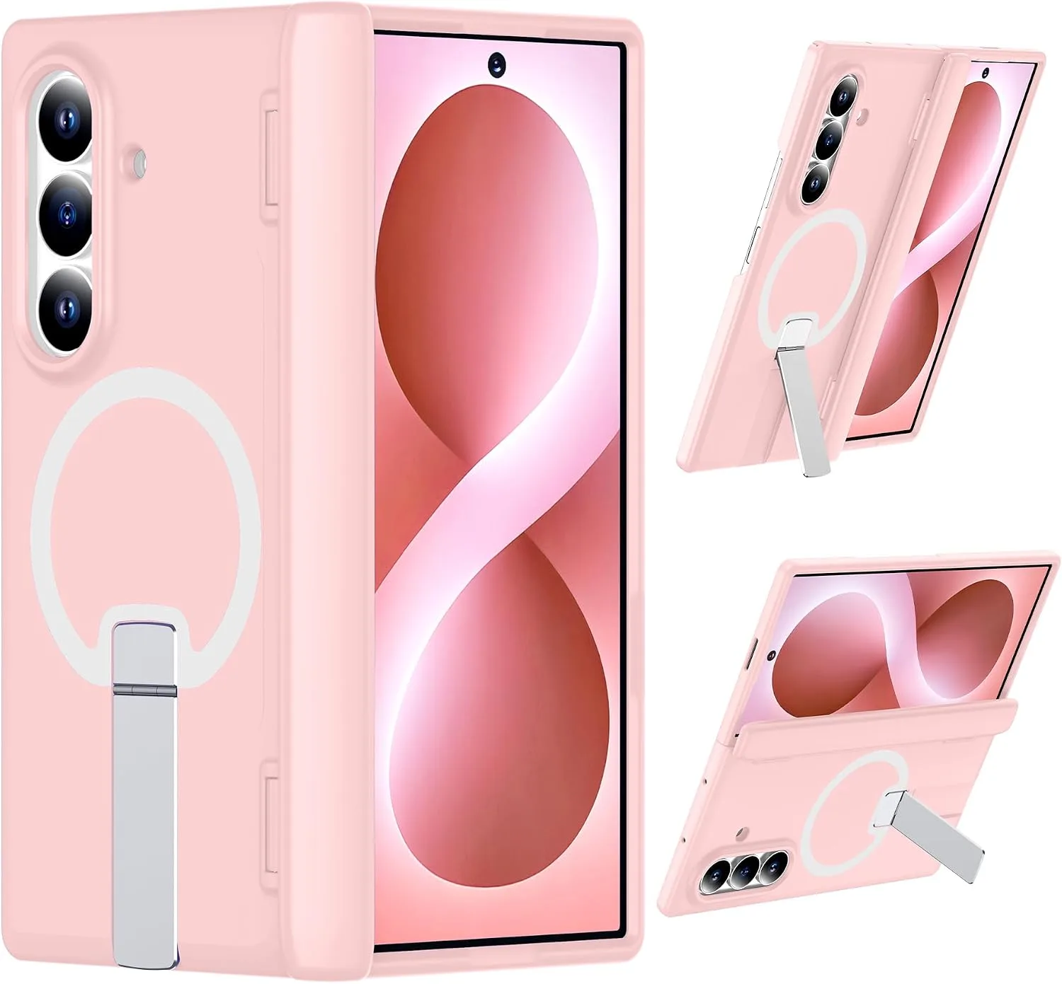 For Samsung Galaxy Z Fold 8 Ultra Case with Kickstand & Screen Protector