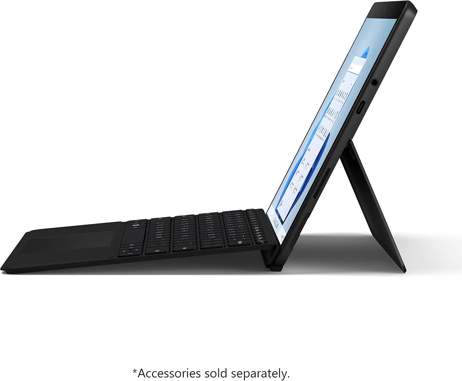 Microsoft Surface Go 3-10.5" Touch-Screen - Intel Core i3-8GB Memory - 128GB SSD - WiFi - Black Windows 11 PRO (Renewed)