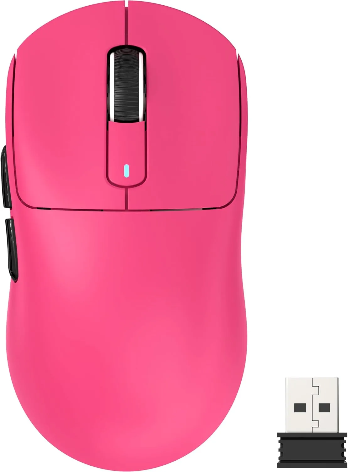 Mouse Gamer Attack Shark X3 inalámbrico liviano 26K DPI Bluetooth USB-C Rojo