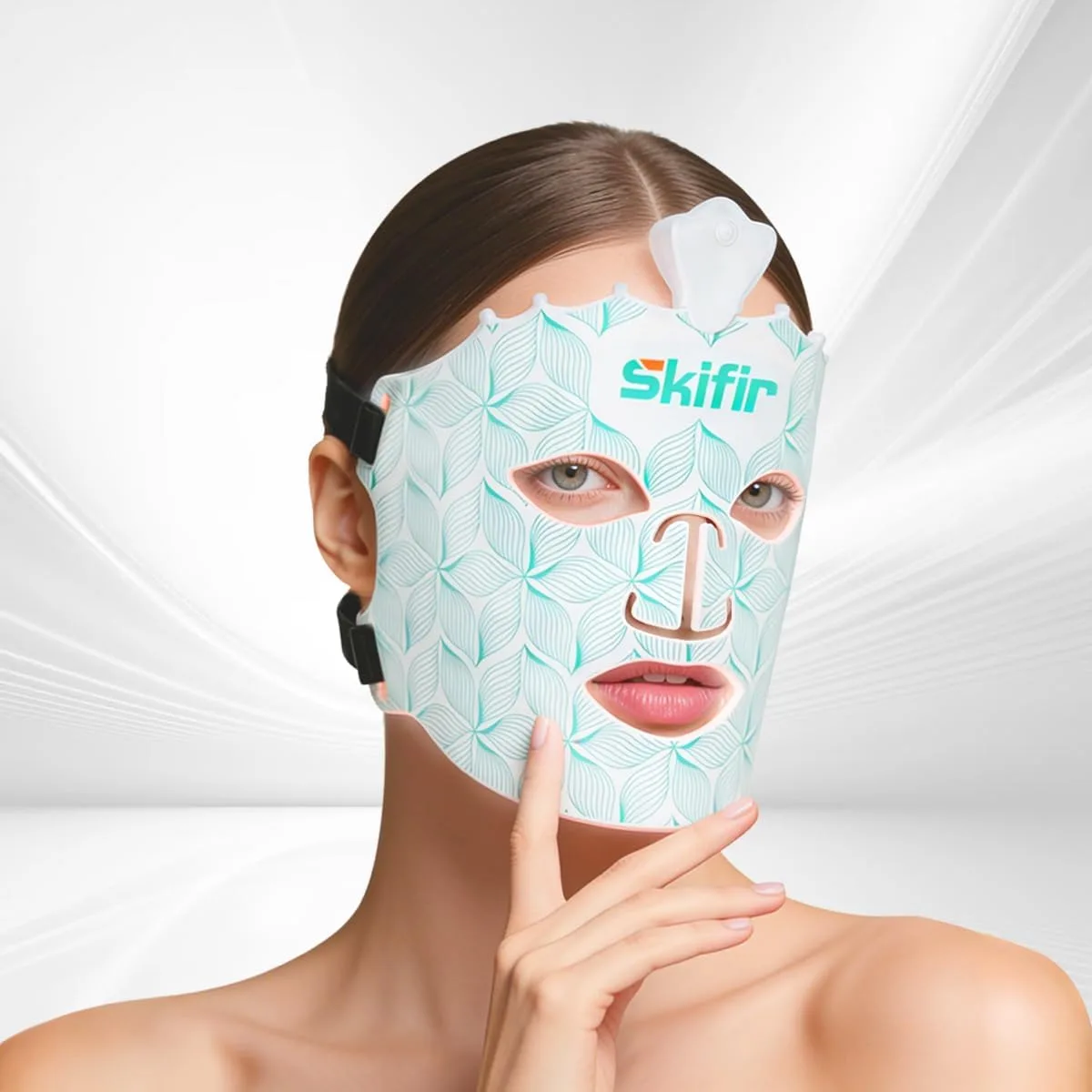 Wireless Photoelectric Beauty Red Light Mask Sustainable, Rechargeable and Ergonomic Design for Home & Travel