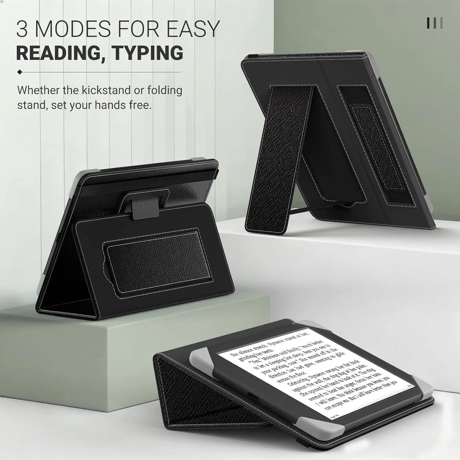 Moko Universal Case for 6 inch eReaders&Tablets, Black