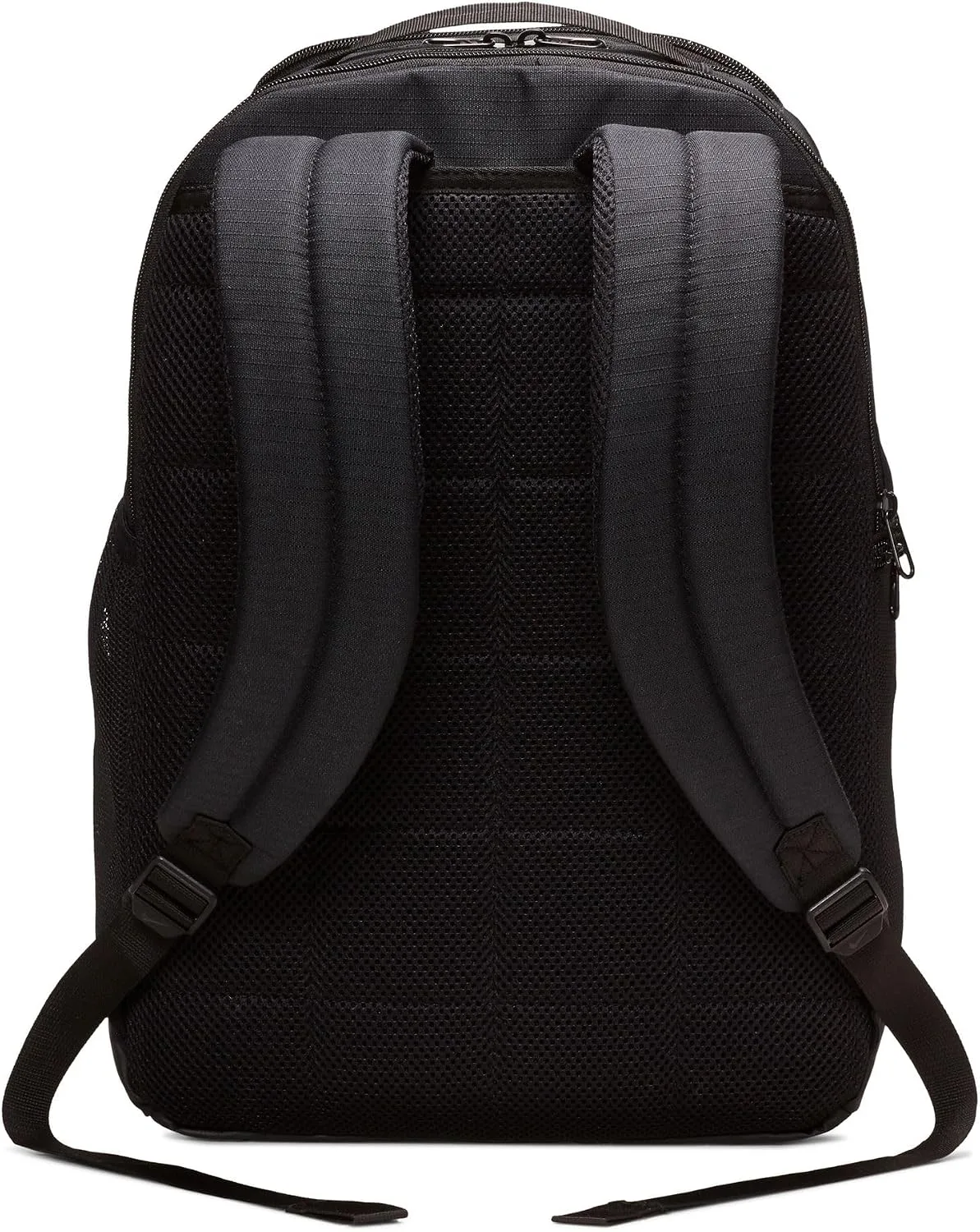 Nike Brasilia Medium Training Backpack for Women and Men with Secure Storage & Water Resistant Coating, Black/Black/White