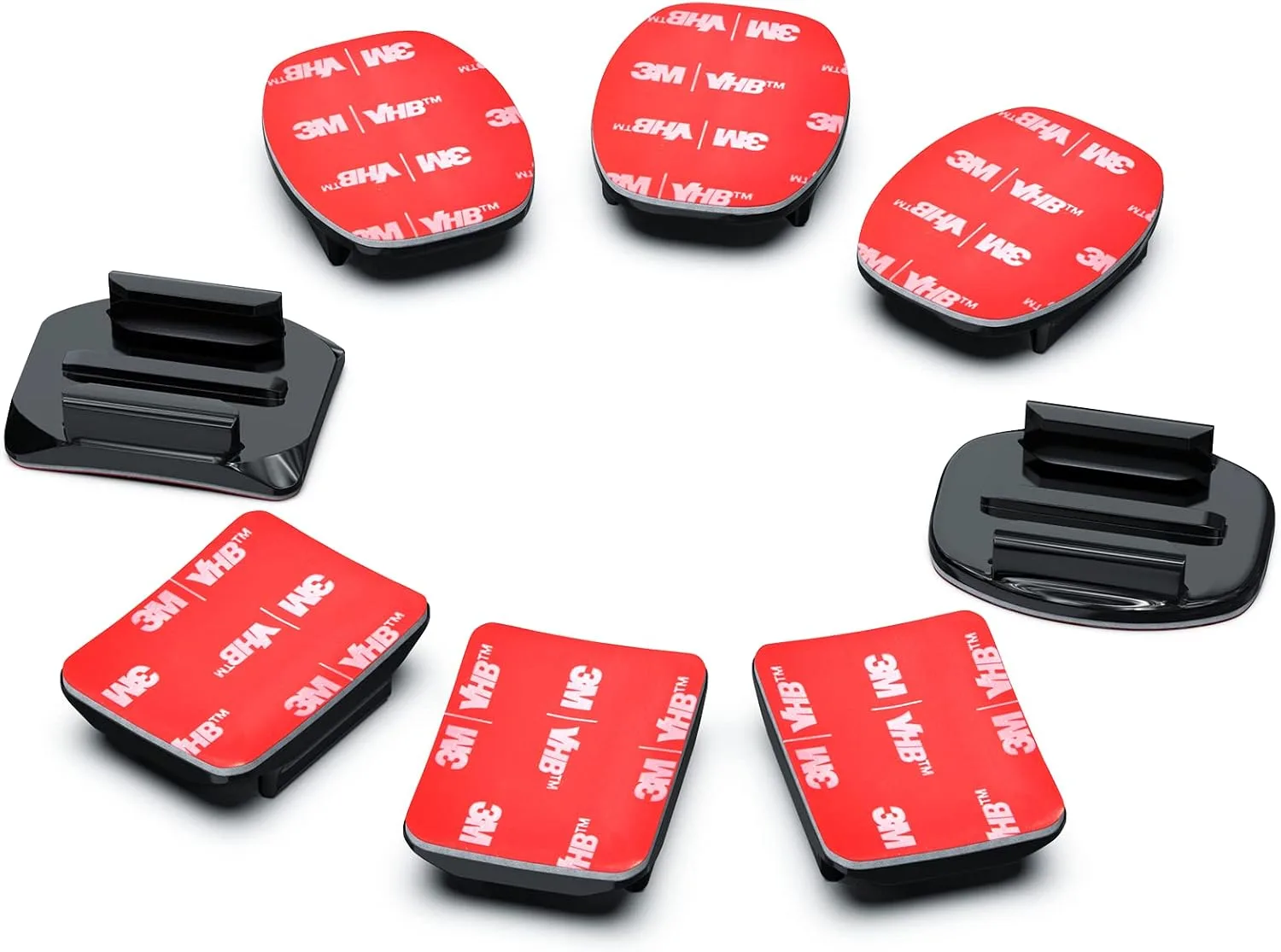Helmet Adhesive Mounts Curved Sticky Flat Attachment for GoPro