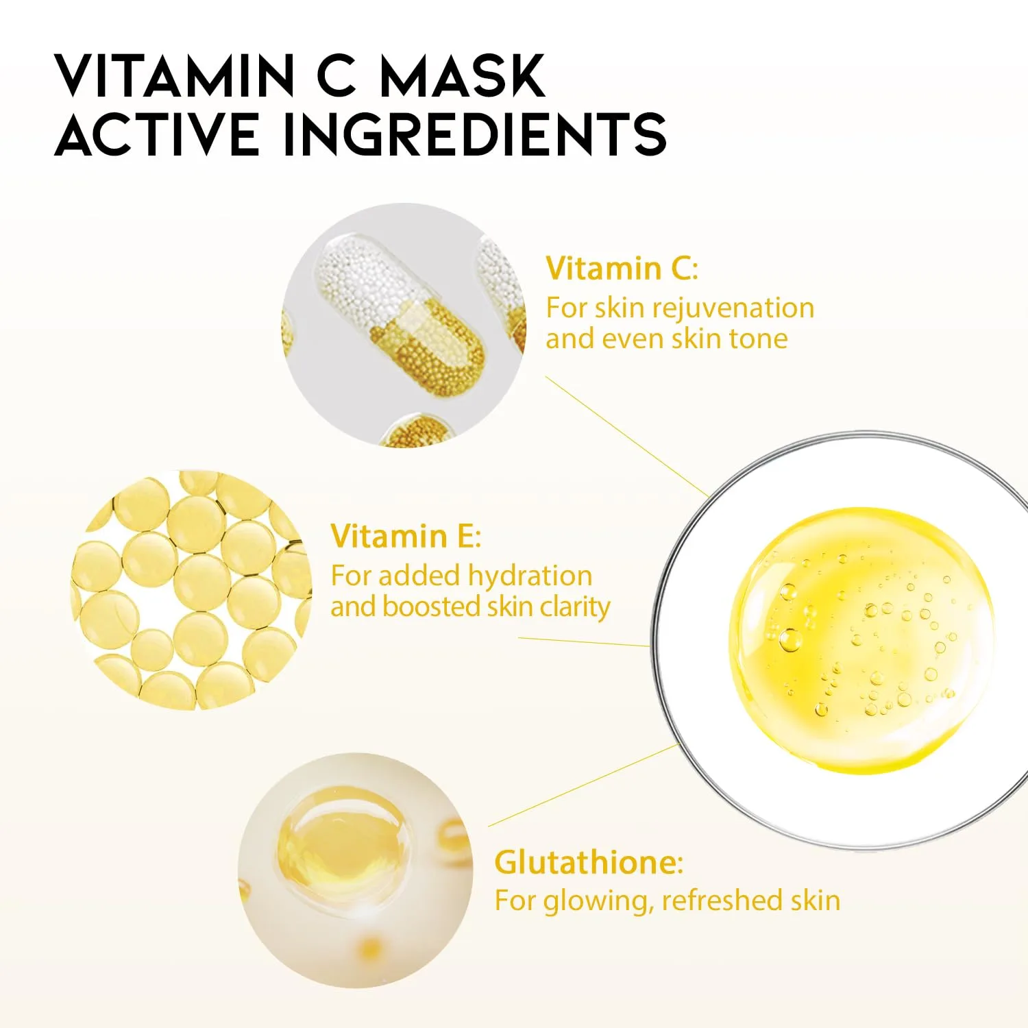 #OOTD Korean Sheet Mask with Collagen, Ceramide, Cica, Vitamin C(12-Pack)