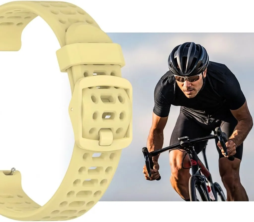 Watch Band for COROS PACE 3/PACE Pro/APEX 2 Pro/APEX Pro/APEX 46mm, 22mm Quick Release Silicone Replacement Band