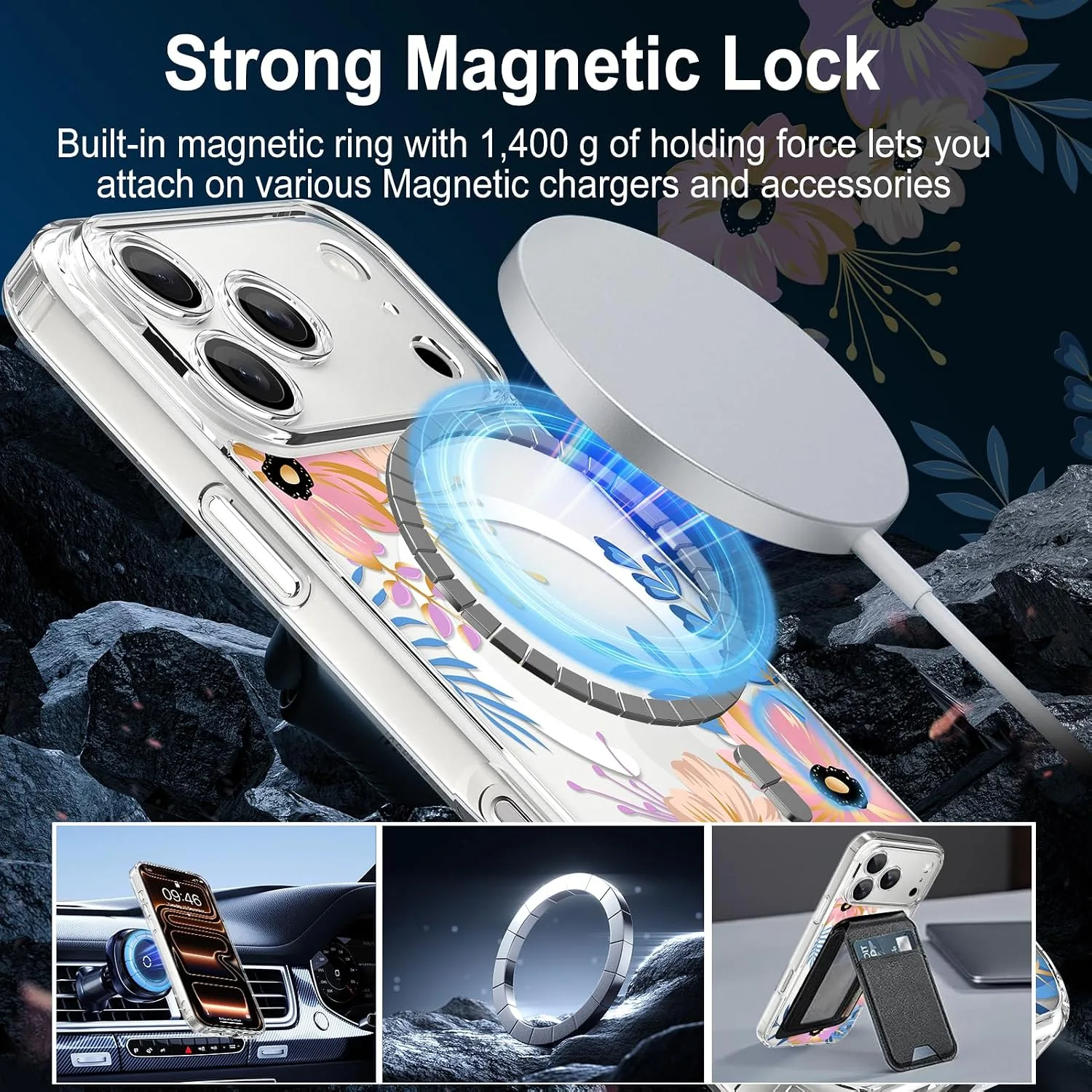 tharlet Magnetic for iPhone 17 Pro Case, Compatible with MagSafe