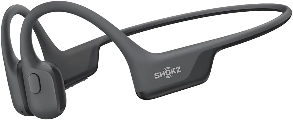 SHOKZ OpenRun Air 2 Bone Conduction Open-Ear Bluetooth Headphones，Black