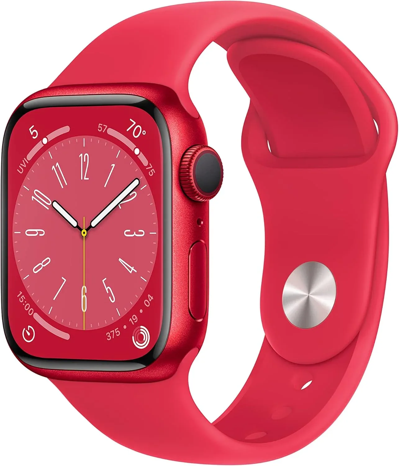 Apple Watch Series 8 GPS 41mm Caja Aluminio Rojo con Correa Sport Rojo Talla S/M Reacondicionado