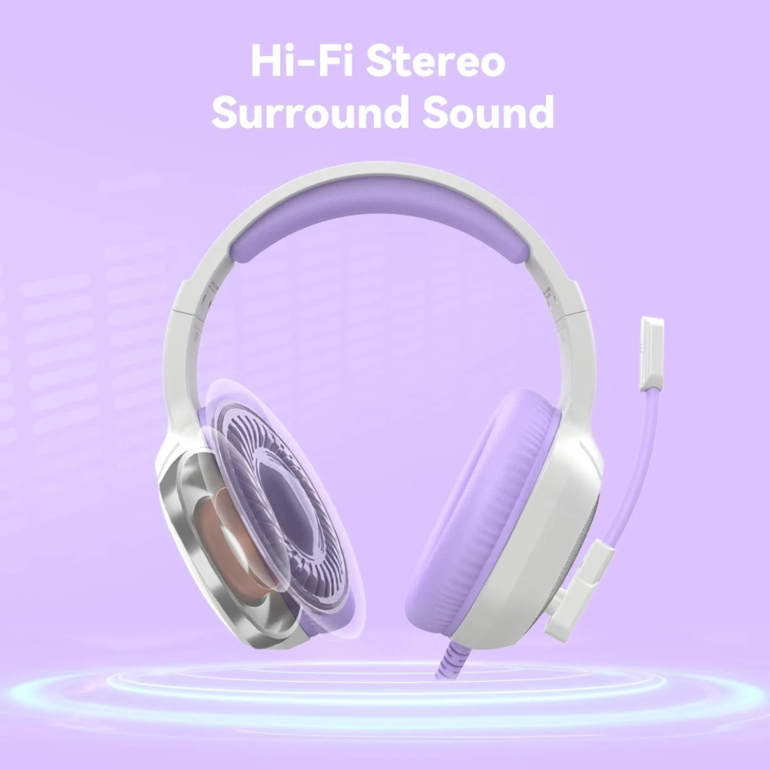 IMYB A36 Gaming Headset with Mic Stereo Headphones for Pc, PS5, Xbox