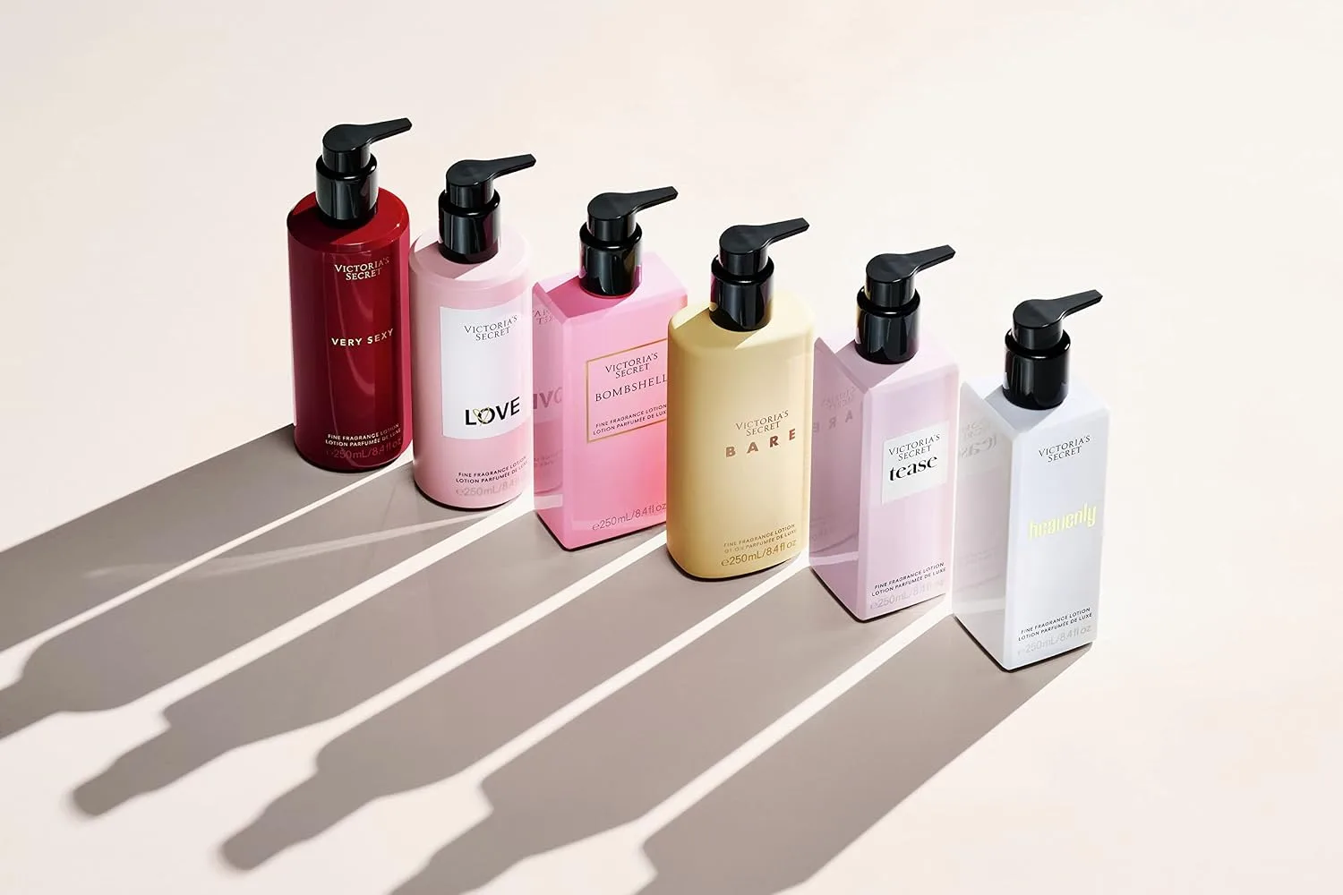 Victoria's Secret Bare Fragrance Body Lotion, Notes of Australian Sandalwood, Mandarin Madagascar & Egyptian Violet, (8.4 oz)
