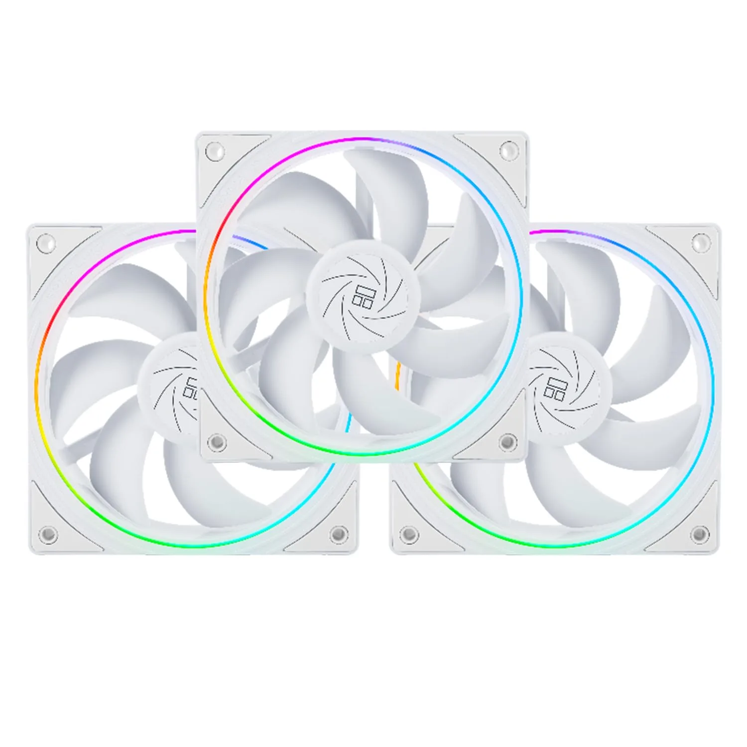 Cooler para CPU Thermalright TL-S12W X3 120mm con iluminación ARGB blanco 3 unidades