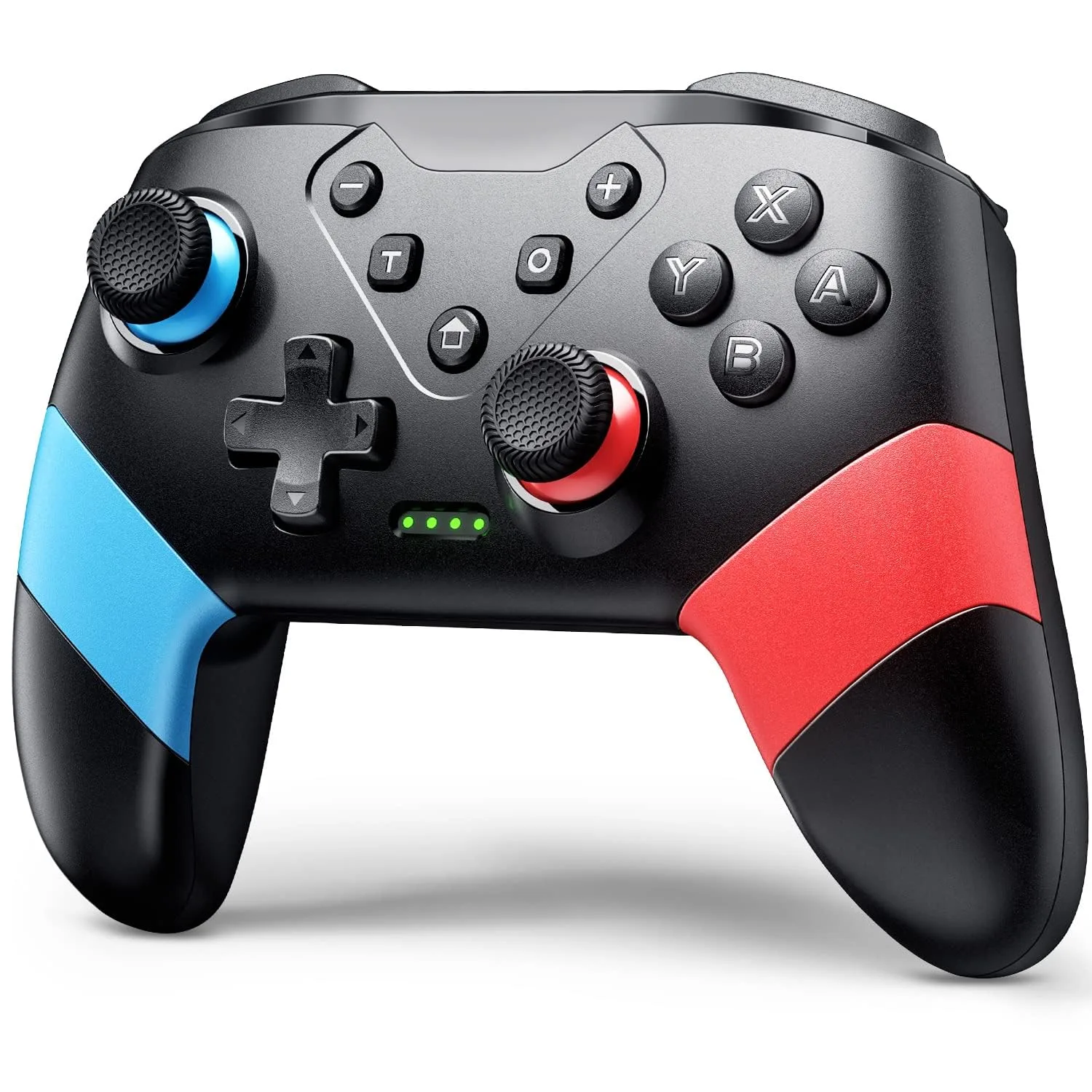 VOYEE Switch Controller for Switch/Lite/OLED, Pro Controller Red-Blue