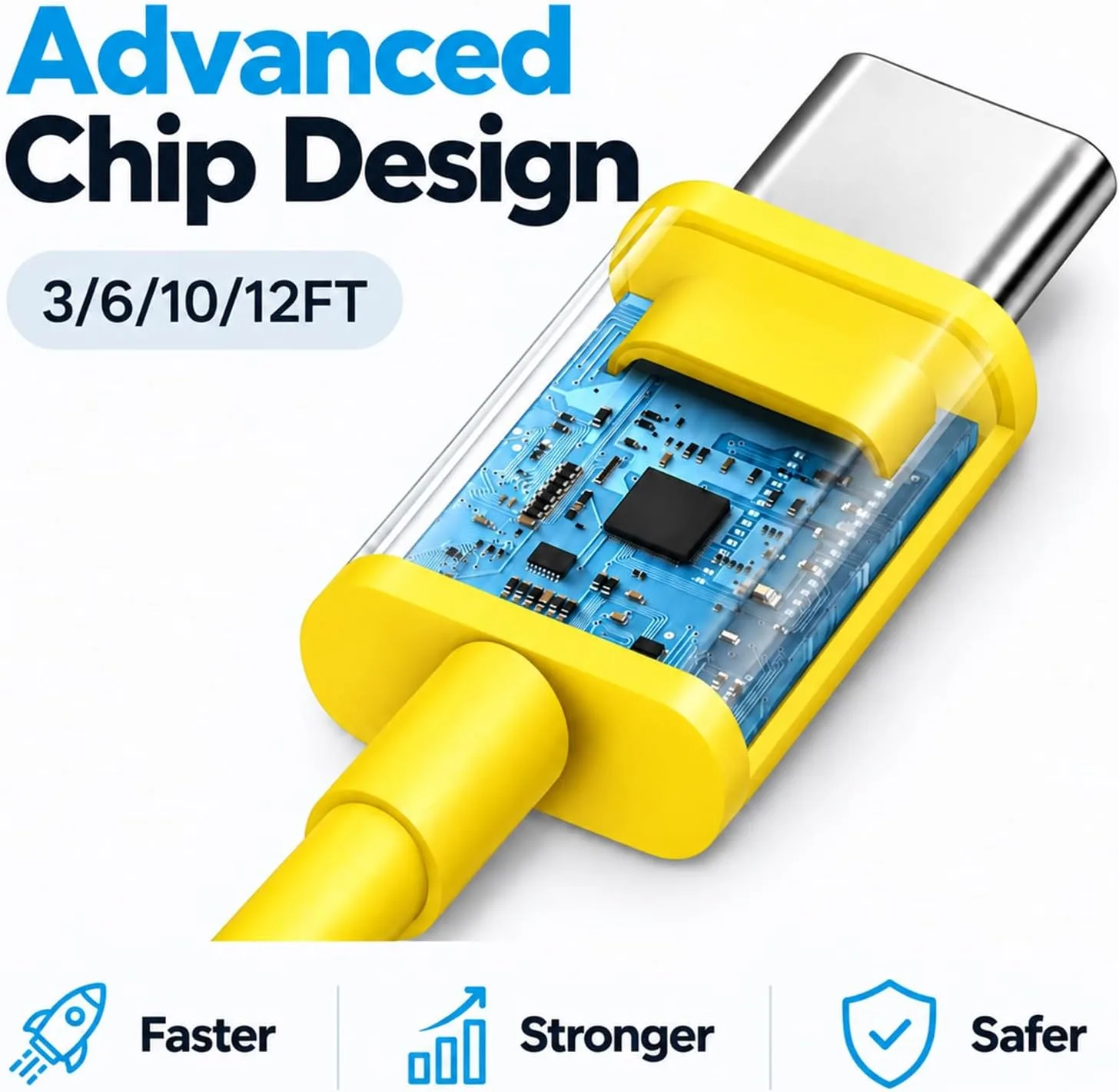 Super Fast Type C Charger for Samsung, 45W Dual Port USB C Charger